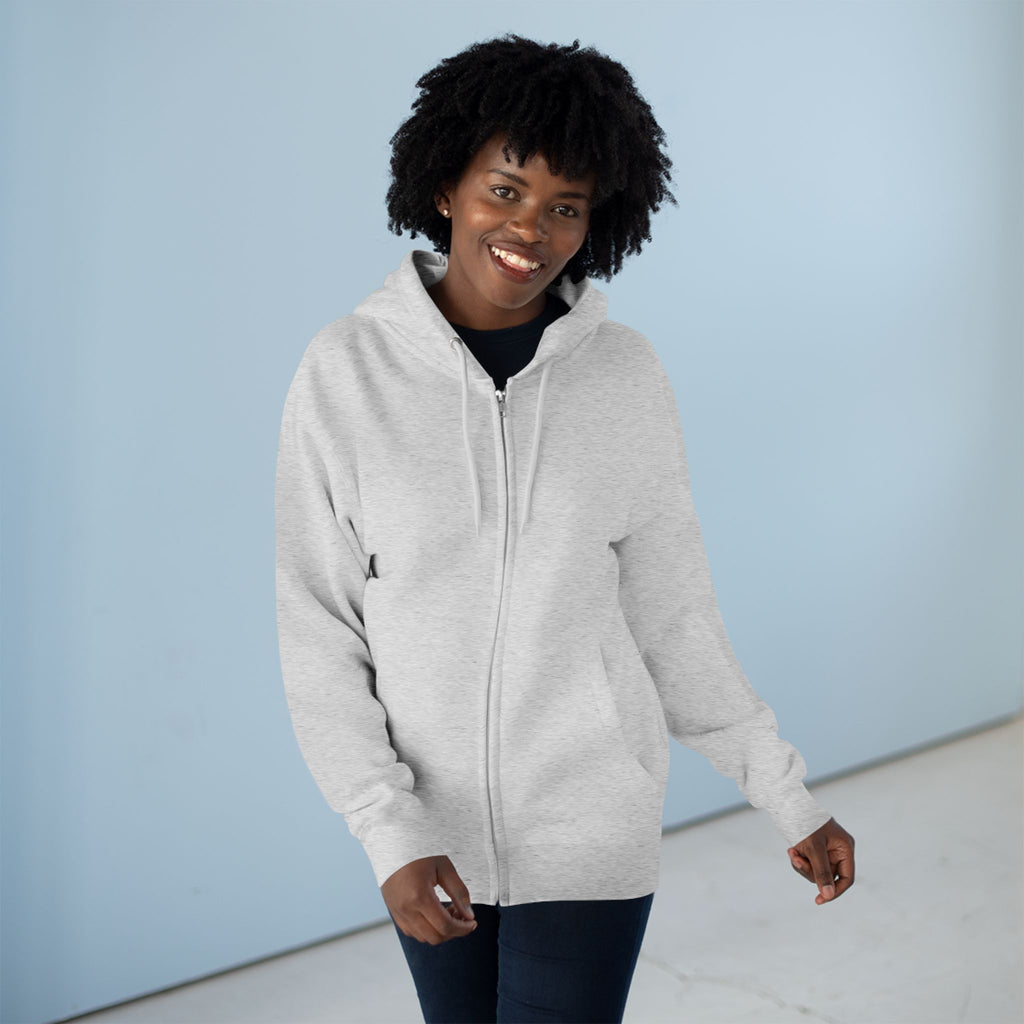 Bride Zip Hoodie — Pink Bubble Letter Bachelorette Hoodie