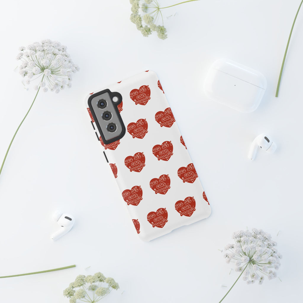 Yes Sir I Can Boogie heart pattern Phone Case | iPhone Samsung protective case