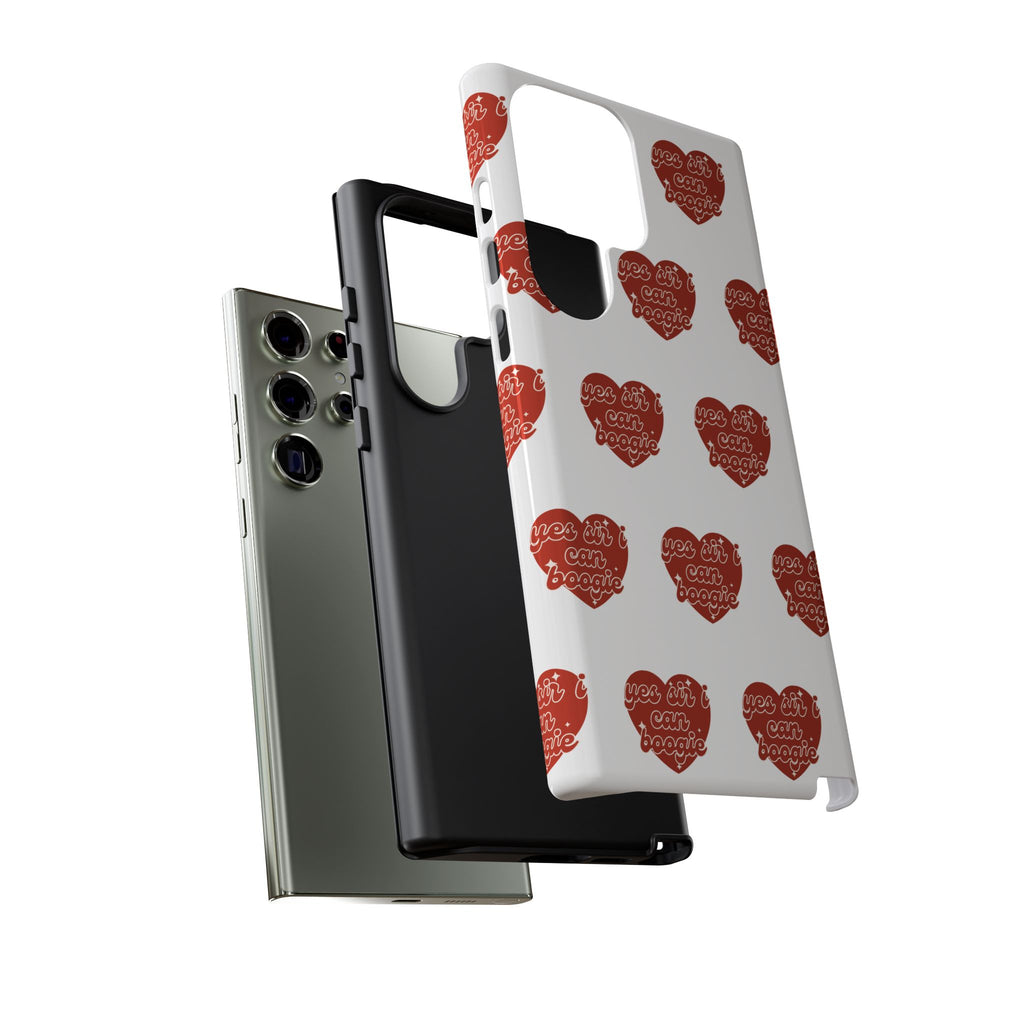 Yes Sir I Can Boogie heart pattern Phone Case | iPhone Samsung protective case