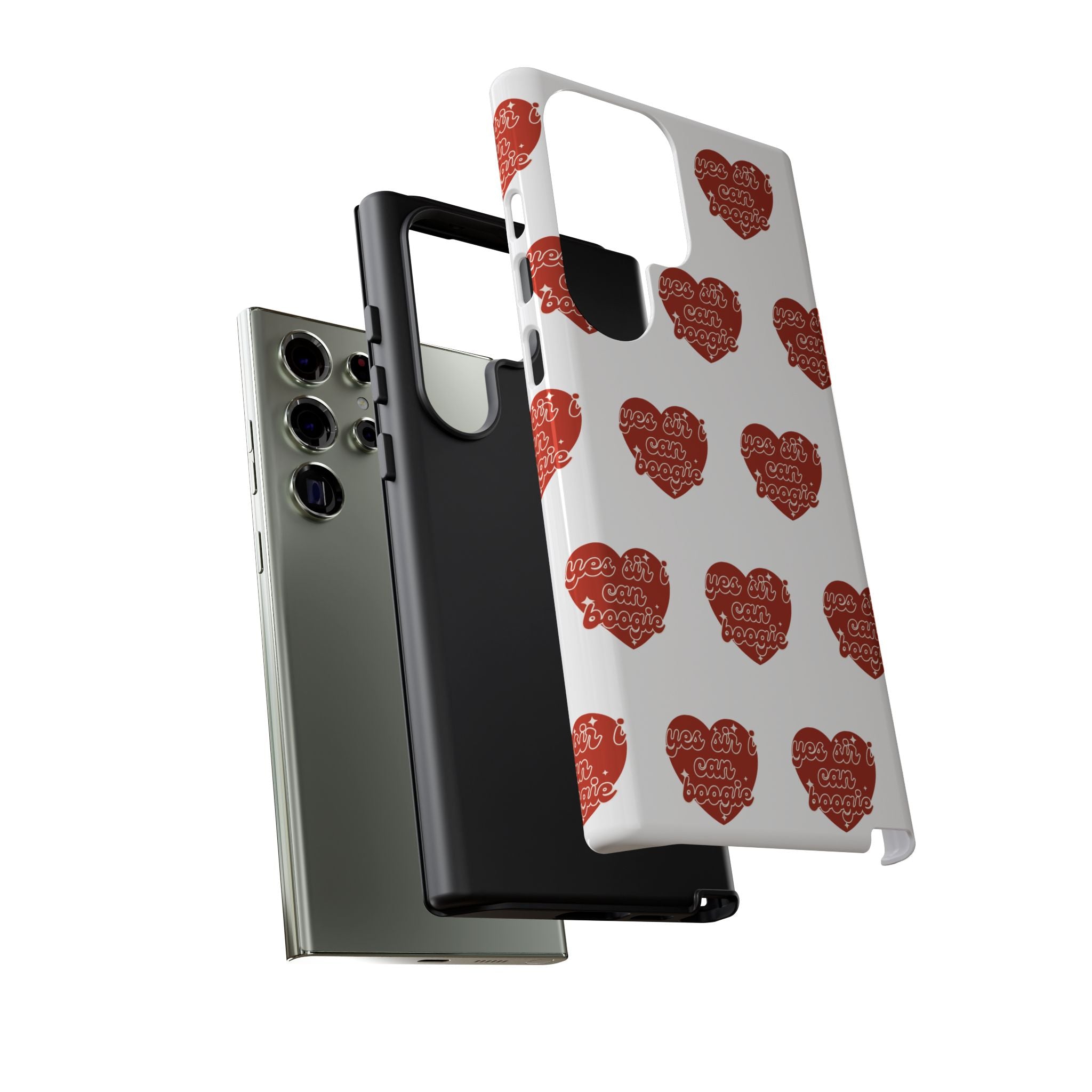 Yes Sir I Can Boogie heart pattern Phone Case | iPhone Samsung protective case