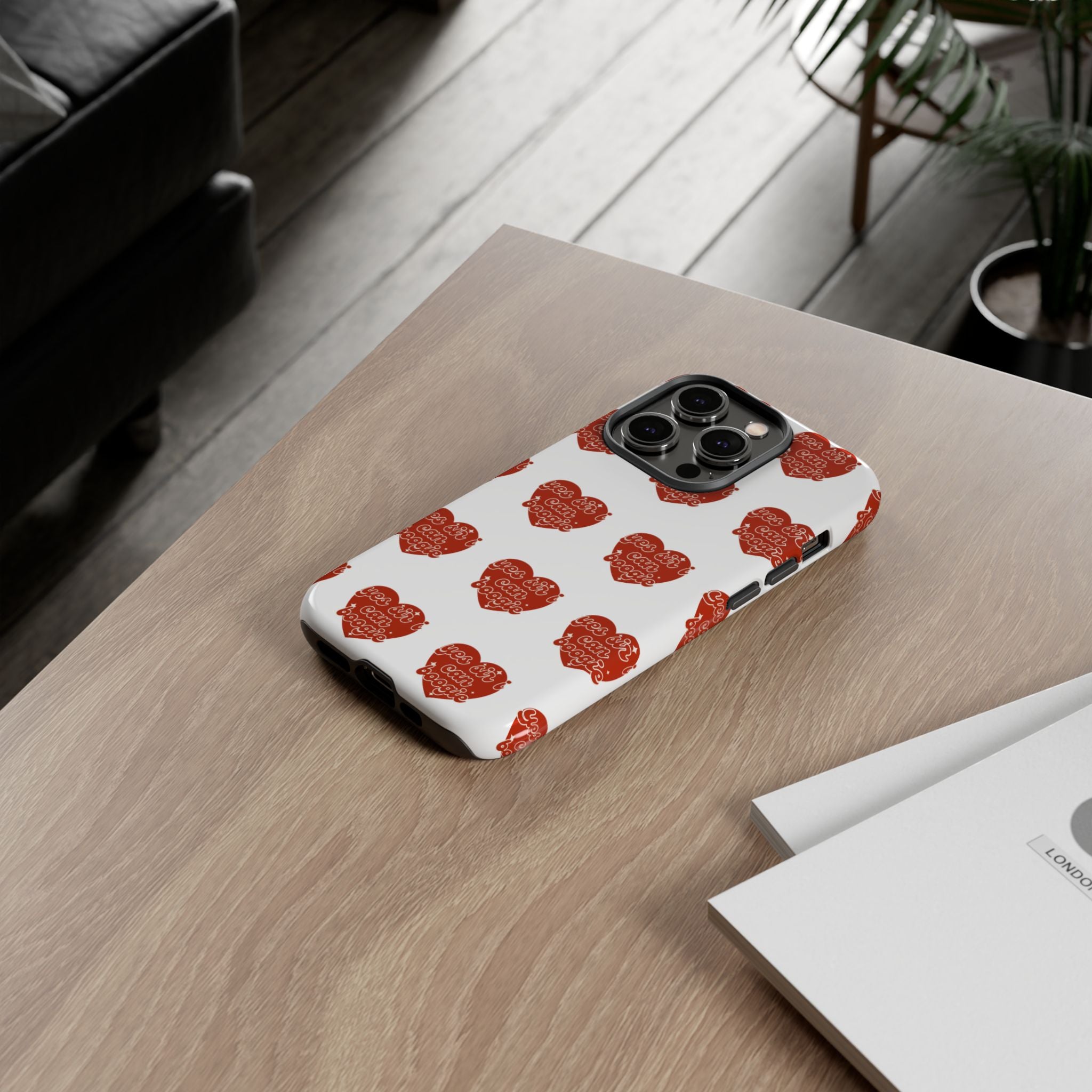 Yes Sir I Can Boogie heart pattern Phone Case | iPhone Samsung protective case