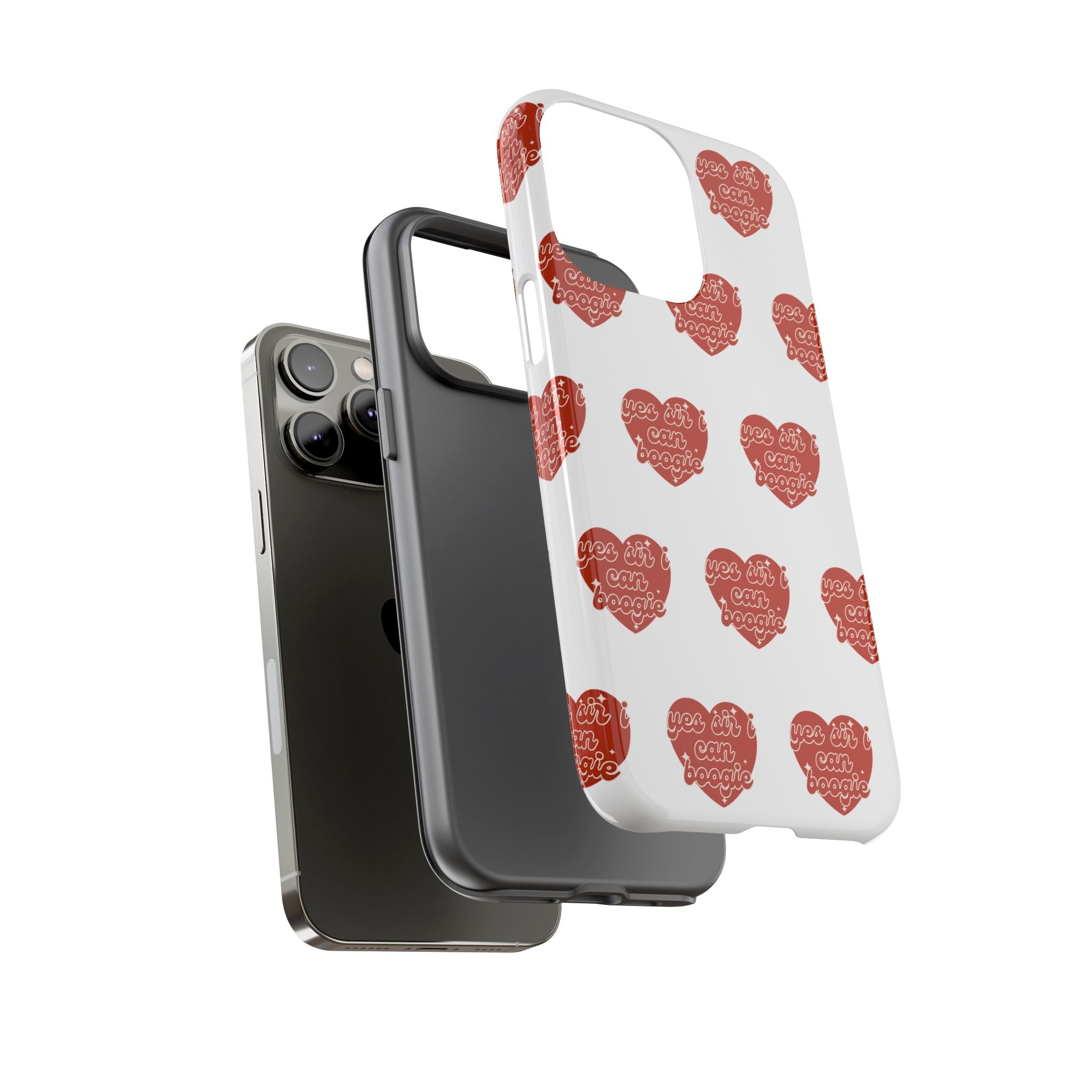 Yes Sir I Can Boogie heart pattern Phone Case | iPhone Samsung protective case