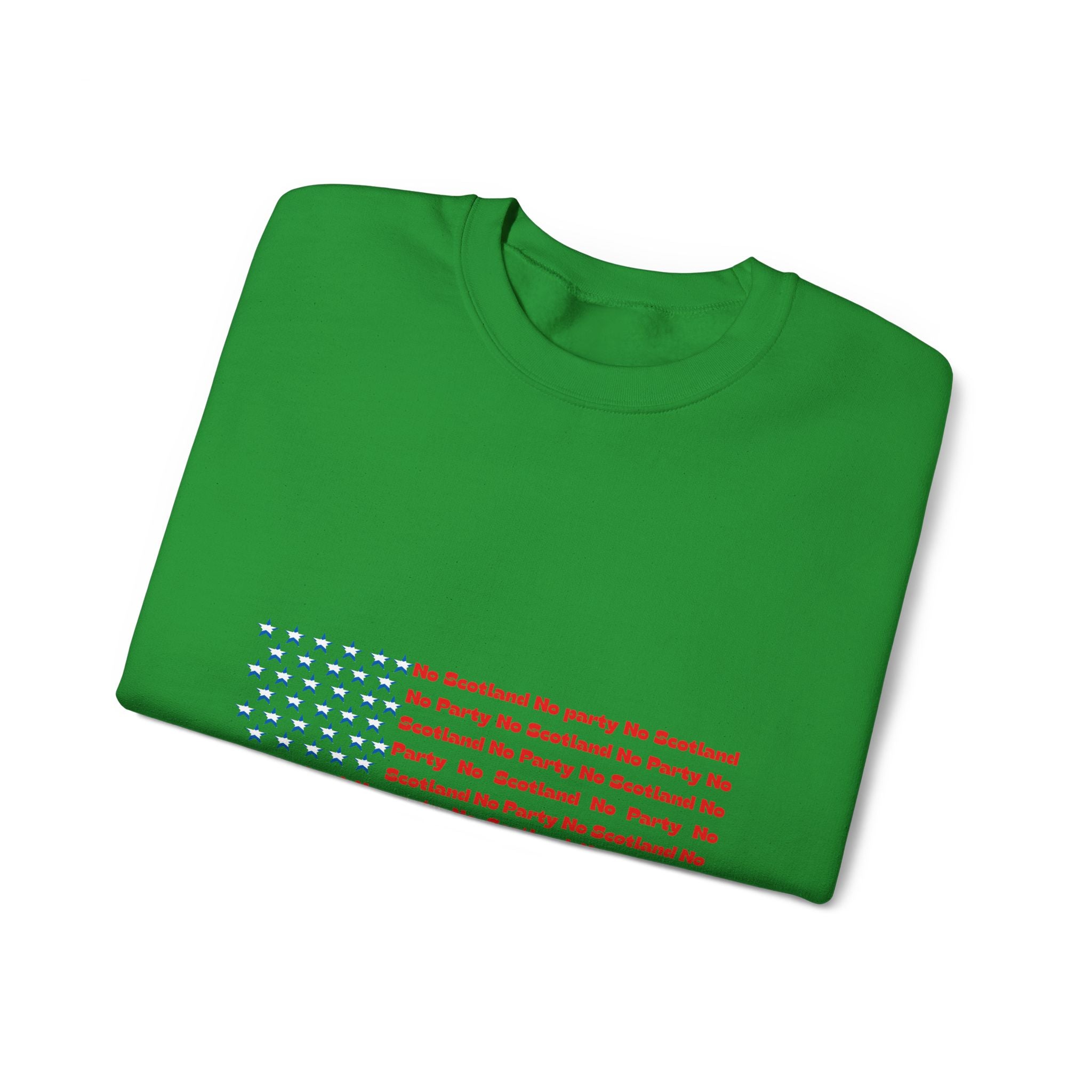 Scottish Football Saltires American Flag Crewneck Sweatshirt — Song Lyric Design