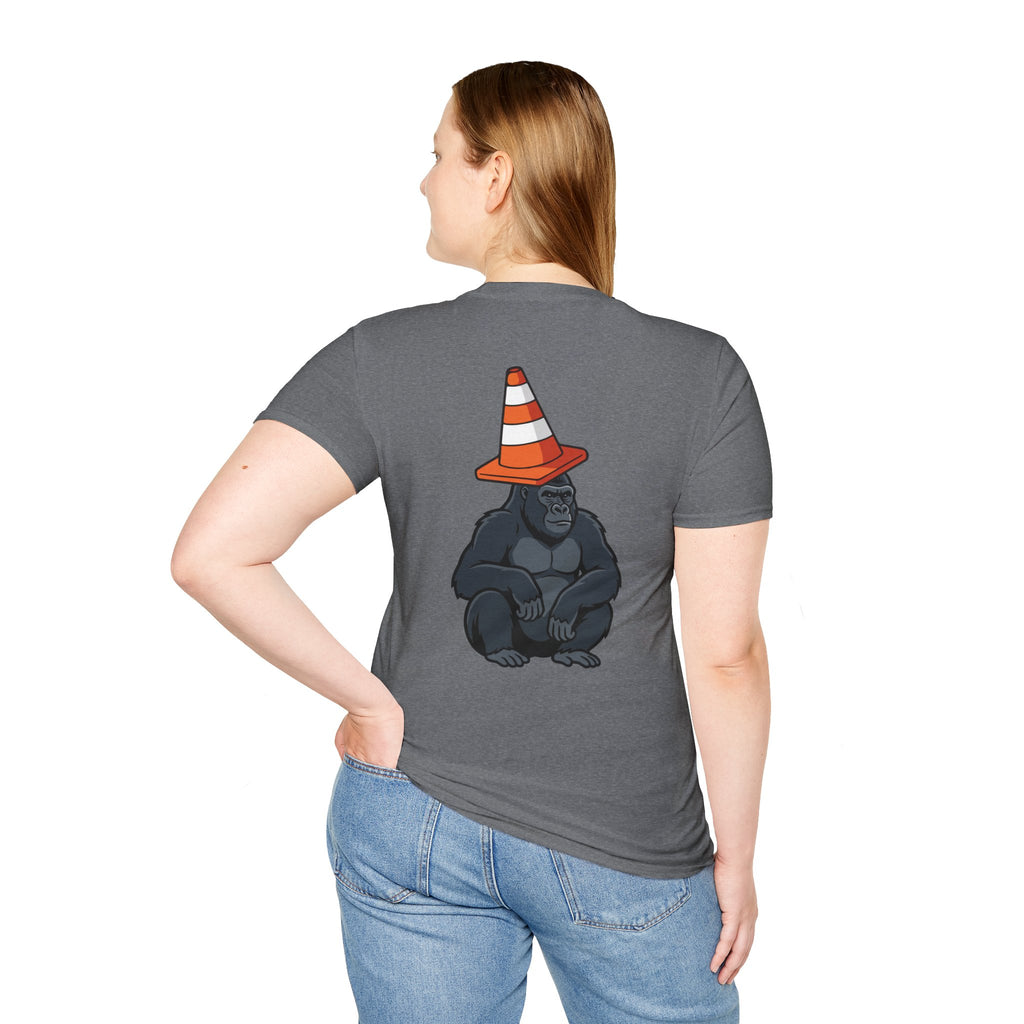 Copy of Boston Skyline Tee — Playful Traffic Cone Graphic (Boston & Scotland Fans)