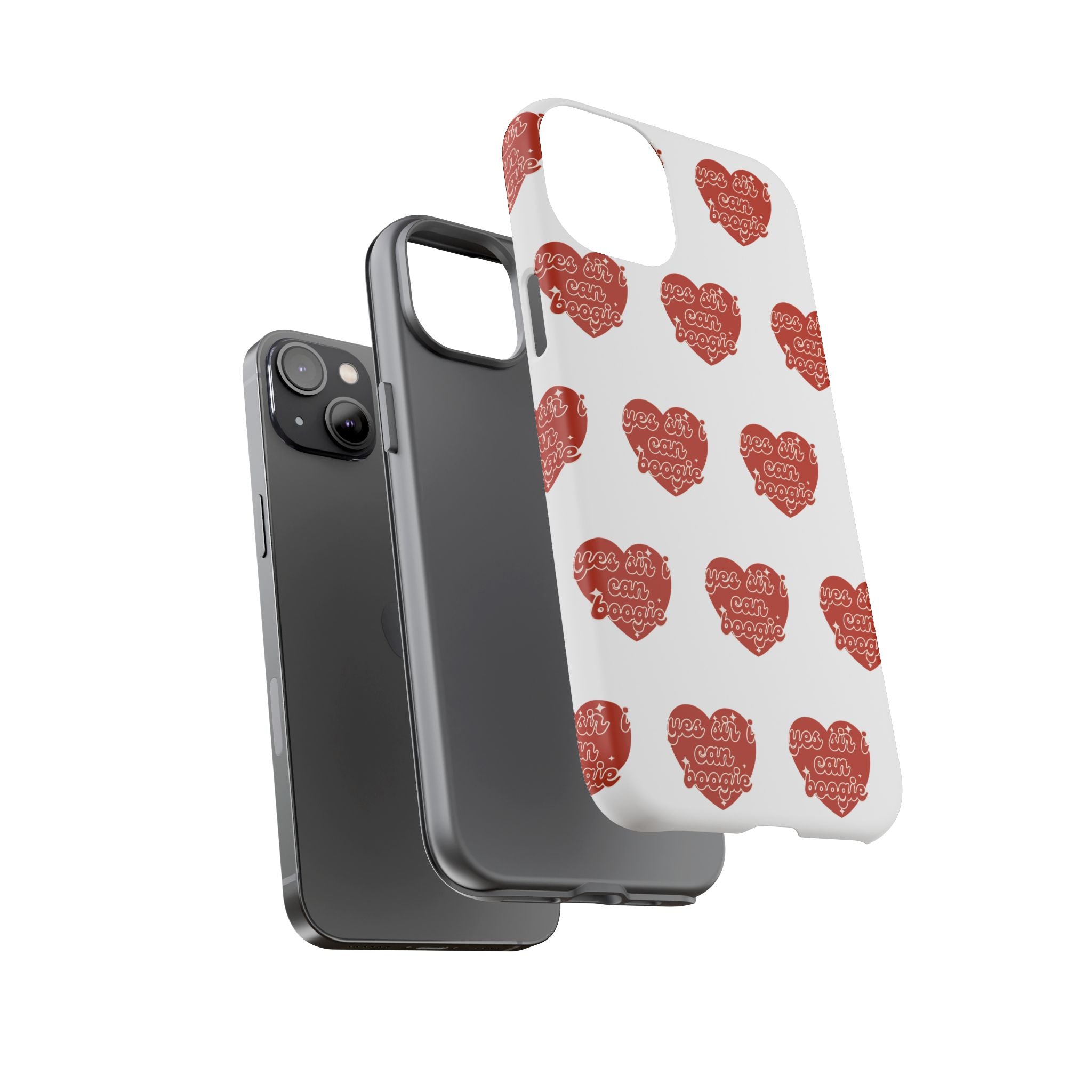 Yes Sir I Can Boogie heart pattern Phone Case | iPhone Samsung protective case