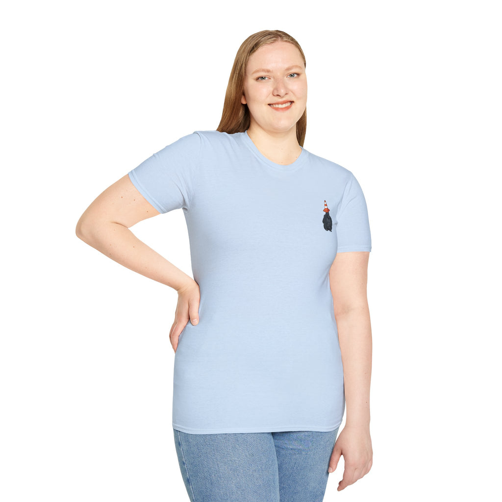Copy of Boston Skyline Tee — Playful Traffic Cone Graphic (Boston & Scotland Fans)