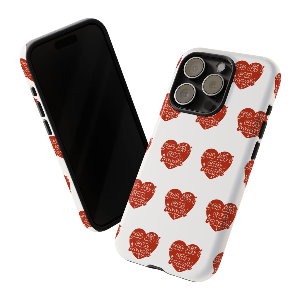 Yes Sir I Can Boogie heart pattern Phone Case | iPhone Samsung protective case