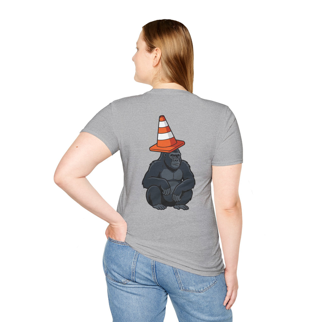 Copy of Boston Skyline Tee — Playful Traffic Cone Graphic (Boston & Scotland Fans)
