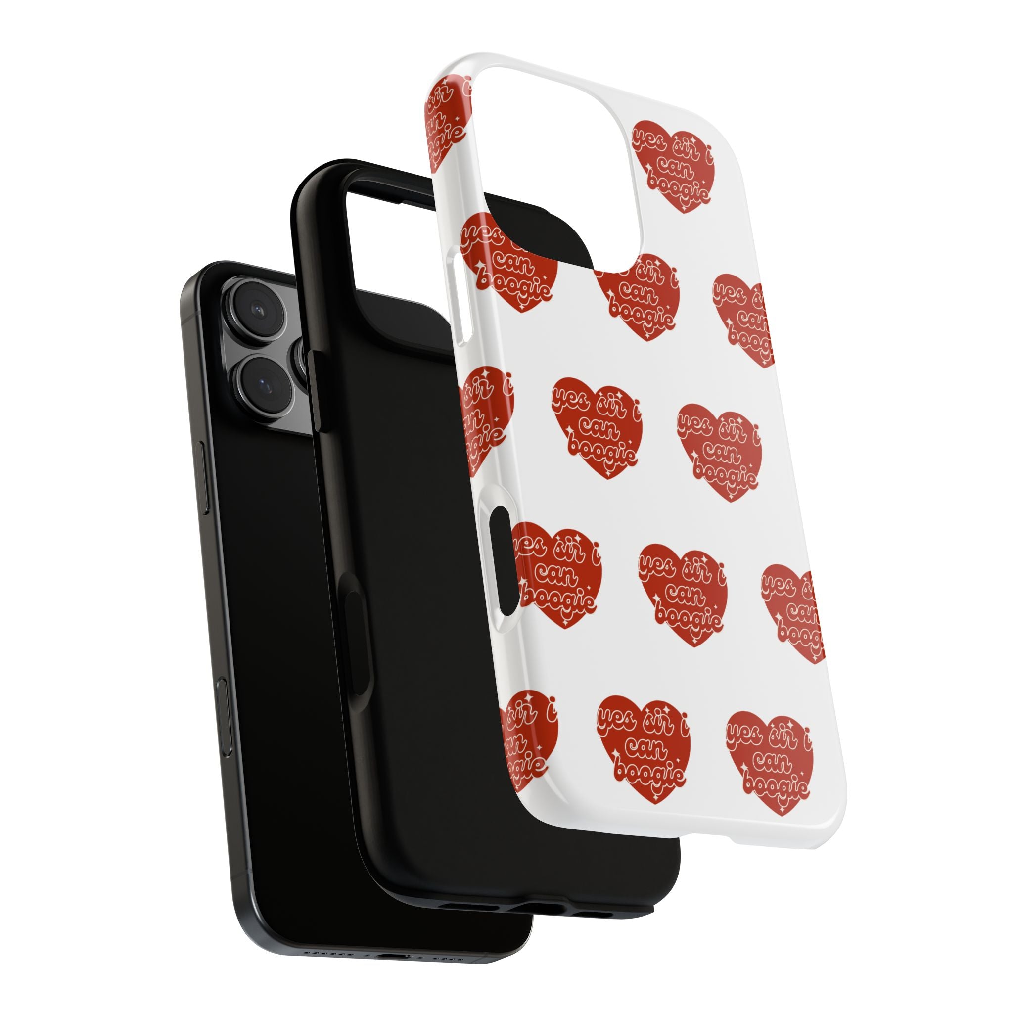 Yes Sir I Can Boogie heart pattern Phone Case | iPhone Samsung protective case