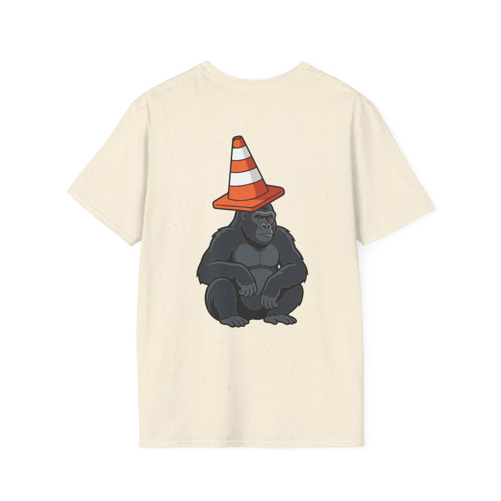 Copy of Boston Skyline Tee — Playful Traffic Cone Graphic (Boston & Scotland Fans)