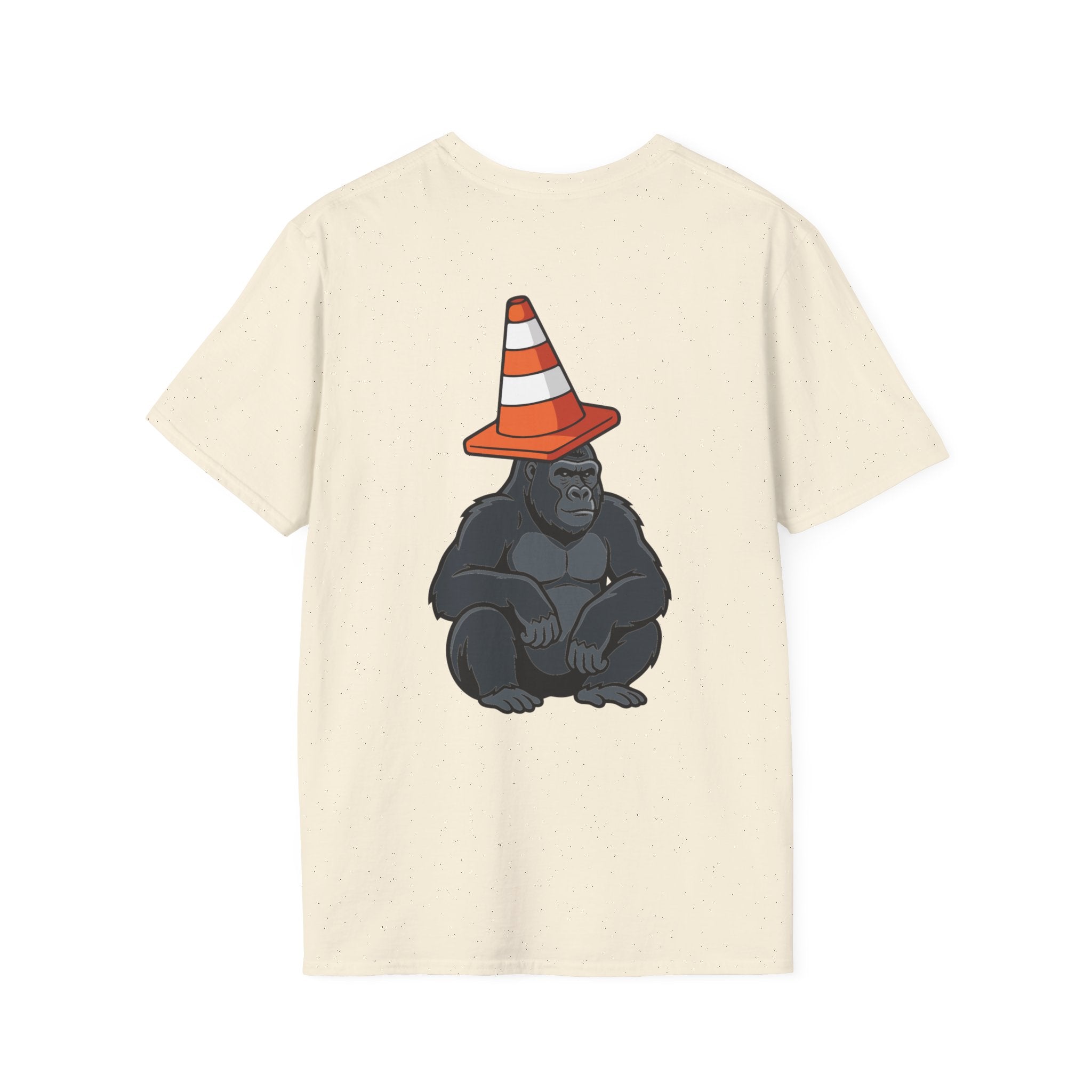 Copy of Boston Skyline Tee — Playful Traffic Cone Graphic (Boston & Scotland Fans)