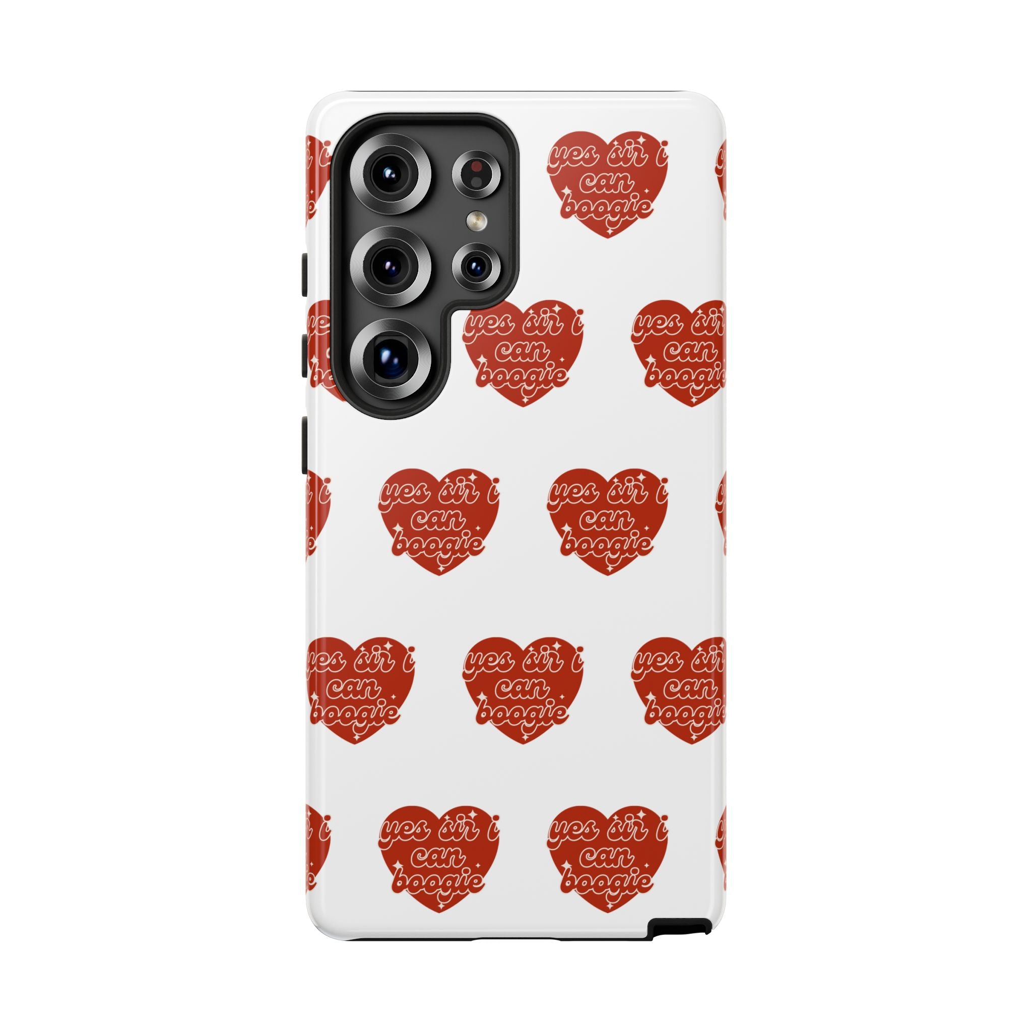 Yes Sir I Can Boogie heart pattern Phone Case | iPhone Samsung protective case