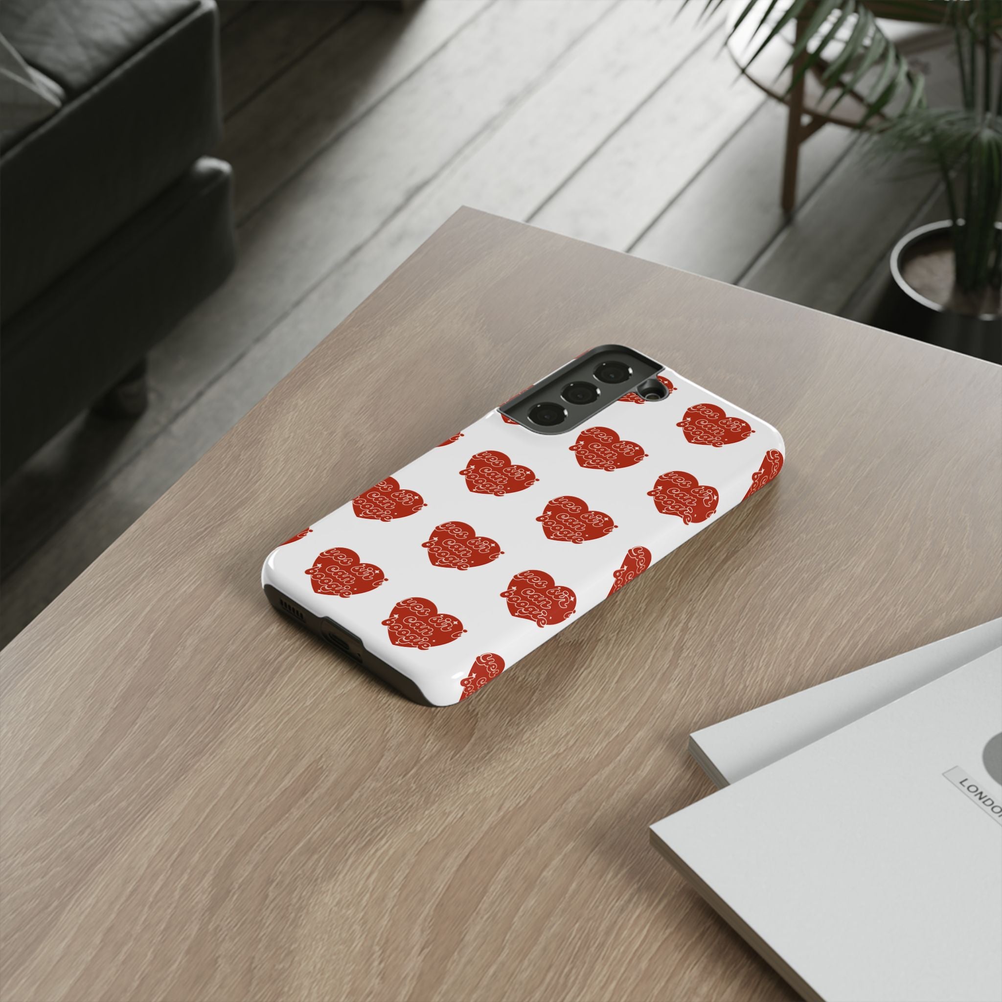 Yes Sir I Can Boogie heart pattern Phone Case | iPhone Samsung protective case