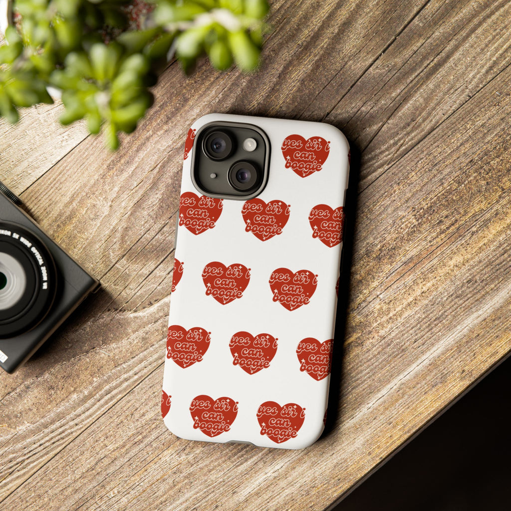 Yes Sir I Can Boogie heart pattern Phone Case | iPhone Samsung protective case