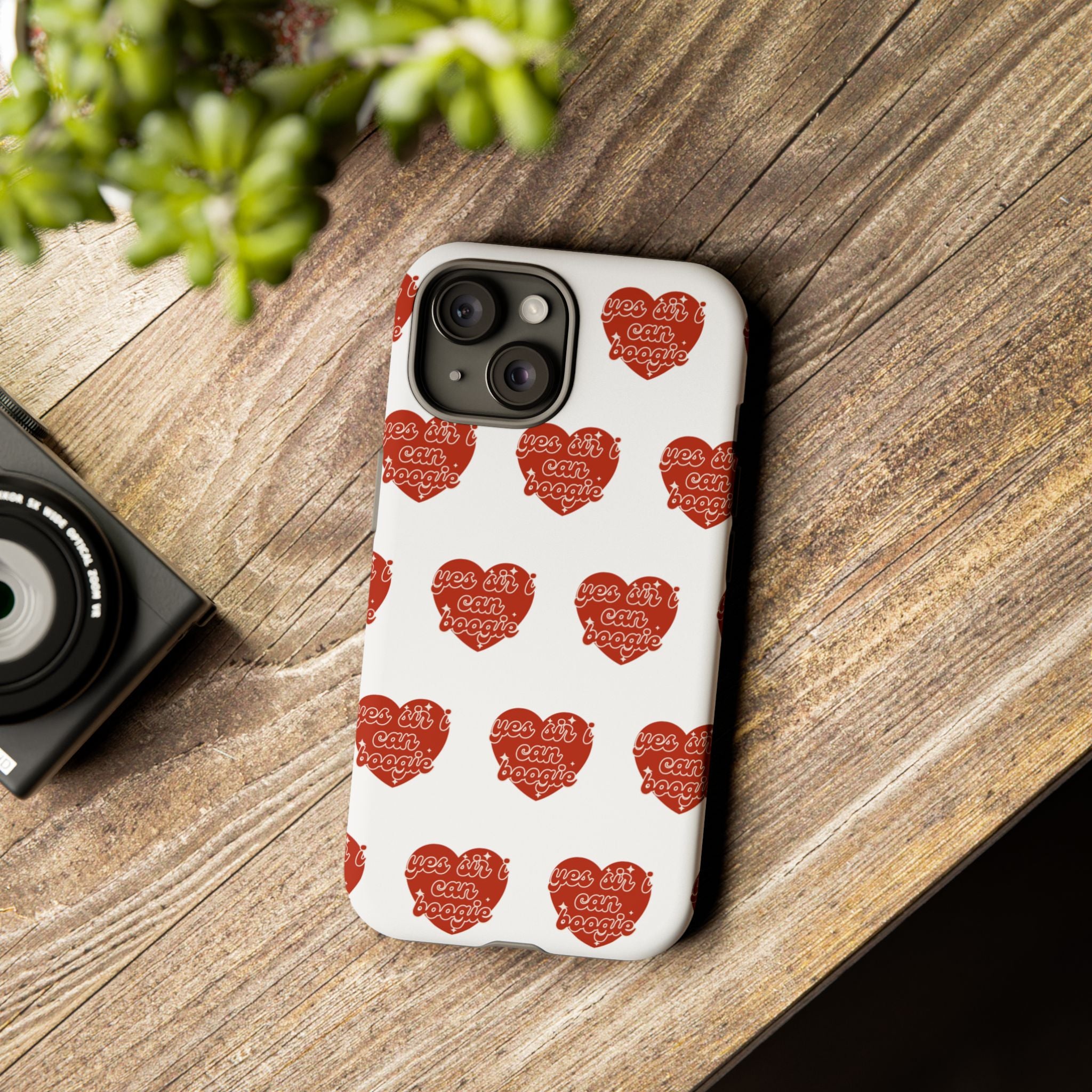 Yes Sir I Can Boogie heart pattern Phone Case | iPhone Samsung protective case