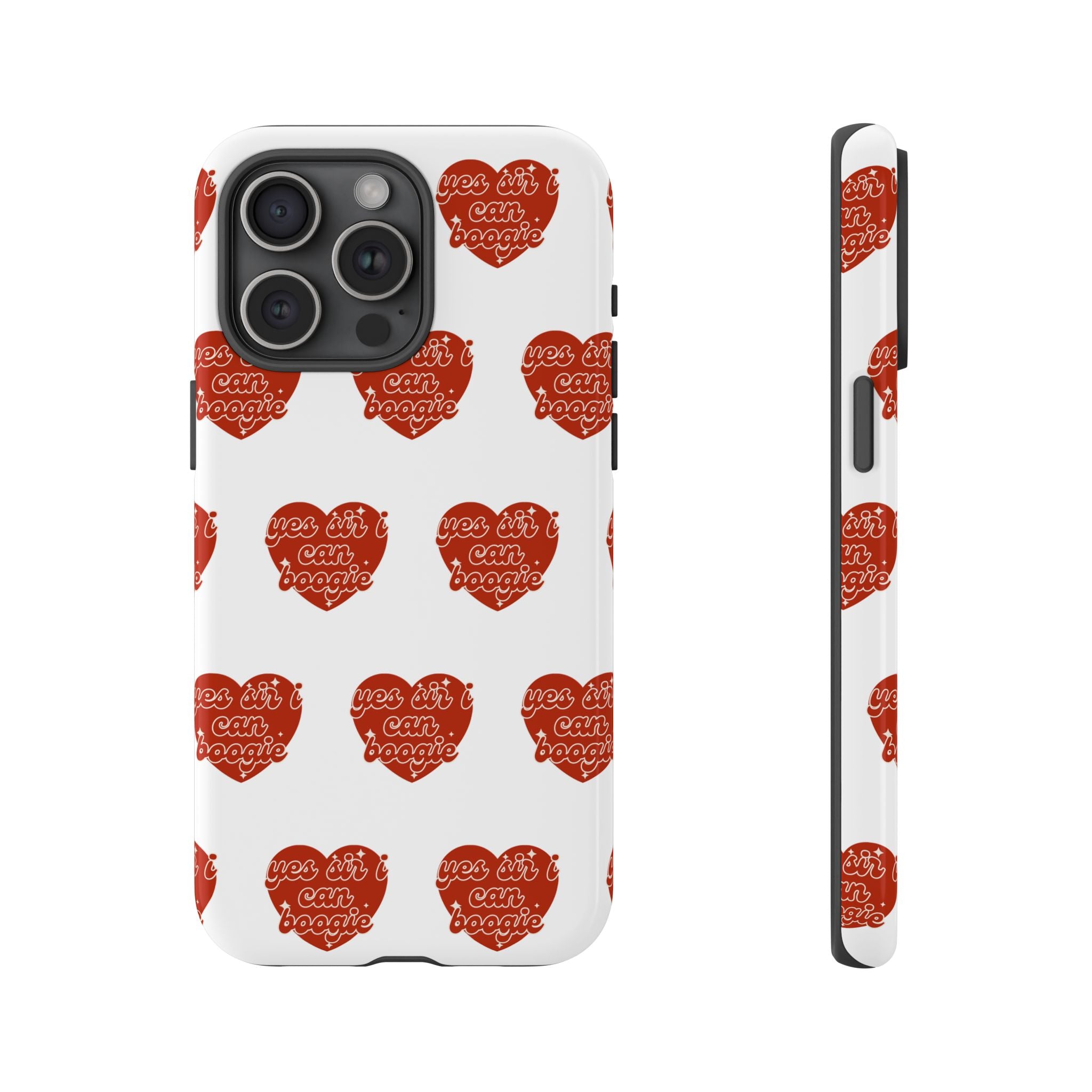 Yes Sir I Can Boogie heart pattern Phone Case | iPhone Samsung protective case