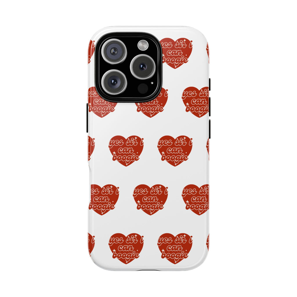 Yes Sir I Can Boogie heart pattern Phone Case | iPhone Samsung protective case