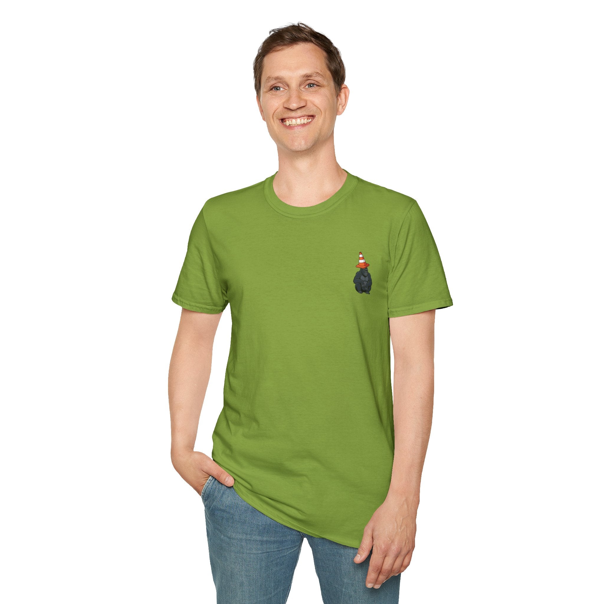 Copy of Boston Skyline Tee — Playful Traffic Cone Graphic (Boston & Scotland Fans)