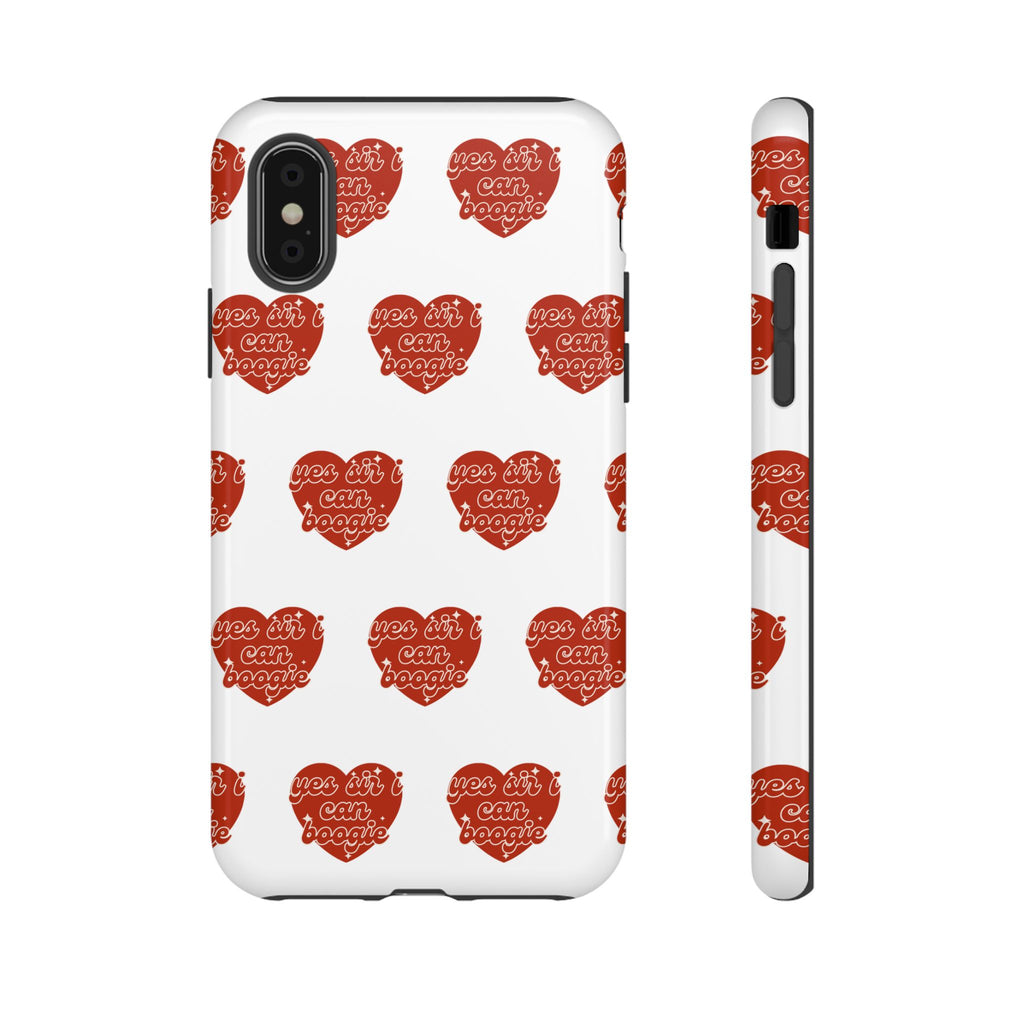 Yes Sir I Can Boogie heart pattern Phone Case | iPhone Samsung protective case