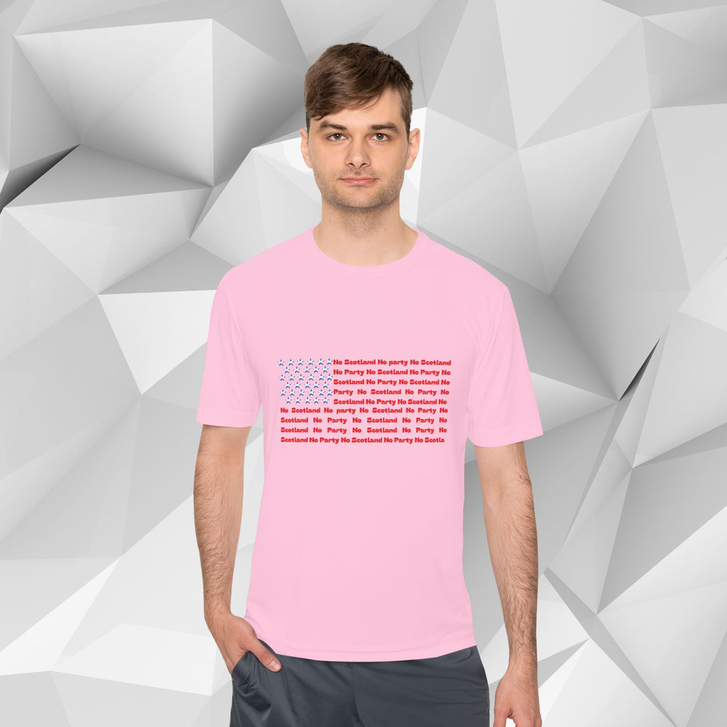 Scotland No Party American Flag Tee — Saltires Pattern