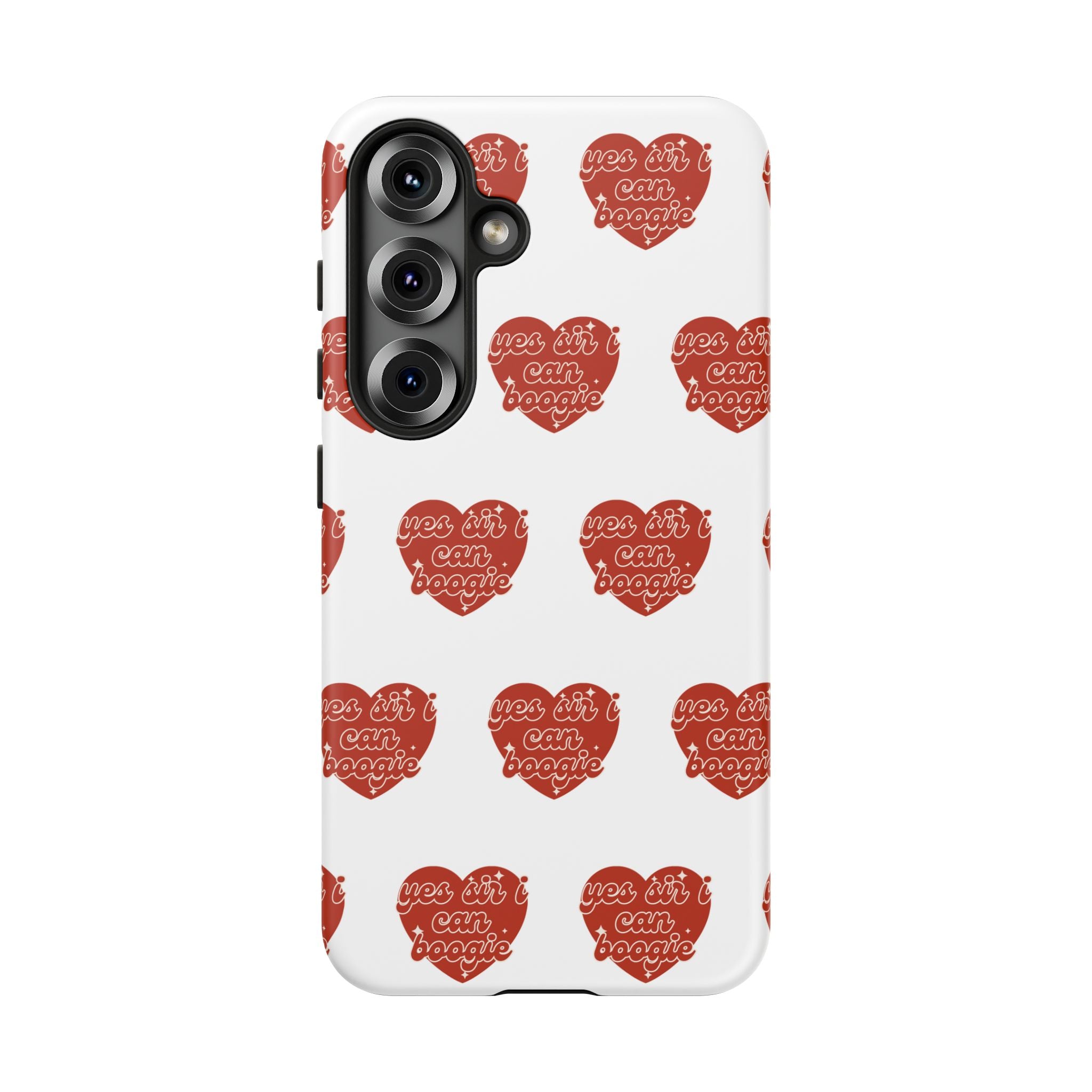 Yes Sir I Can Boogie heart pattern Phone Case | iPhone Samsung protective case