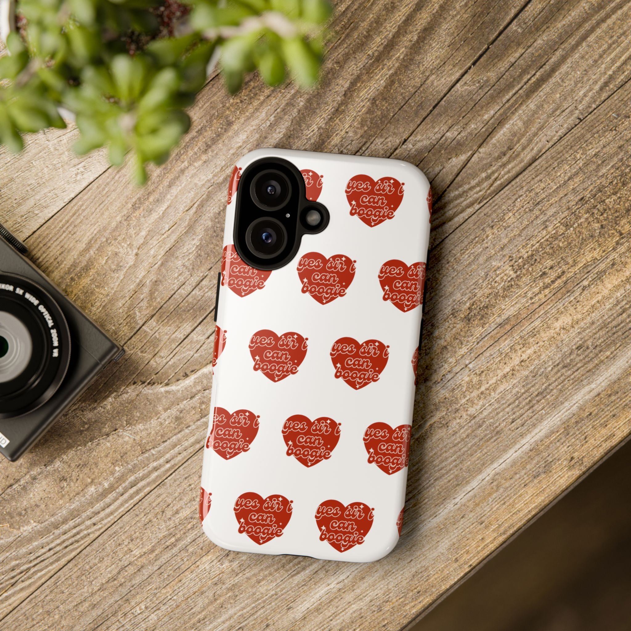 Yes Sir I Can Boogie heart pattern Phone Case | iPhone Samsung protective case