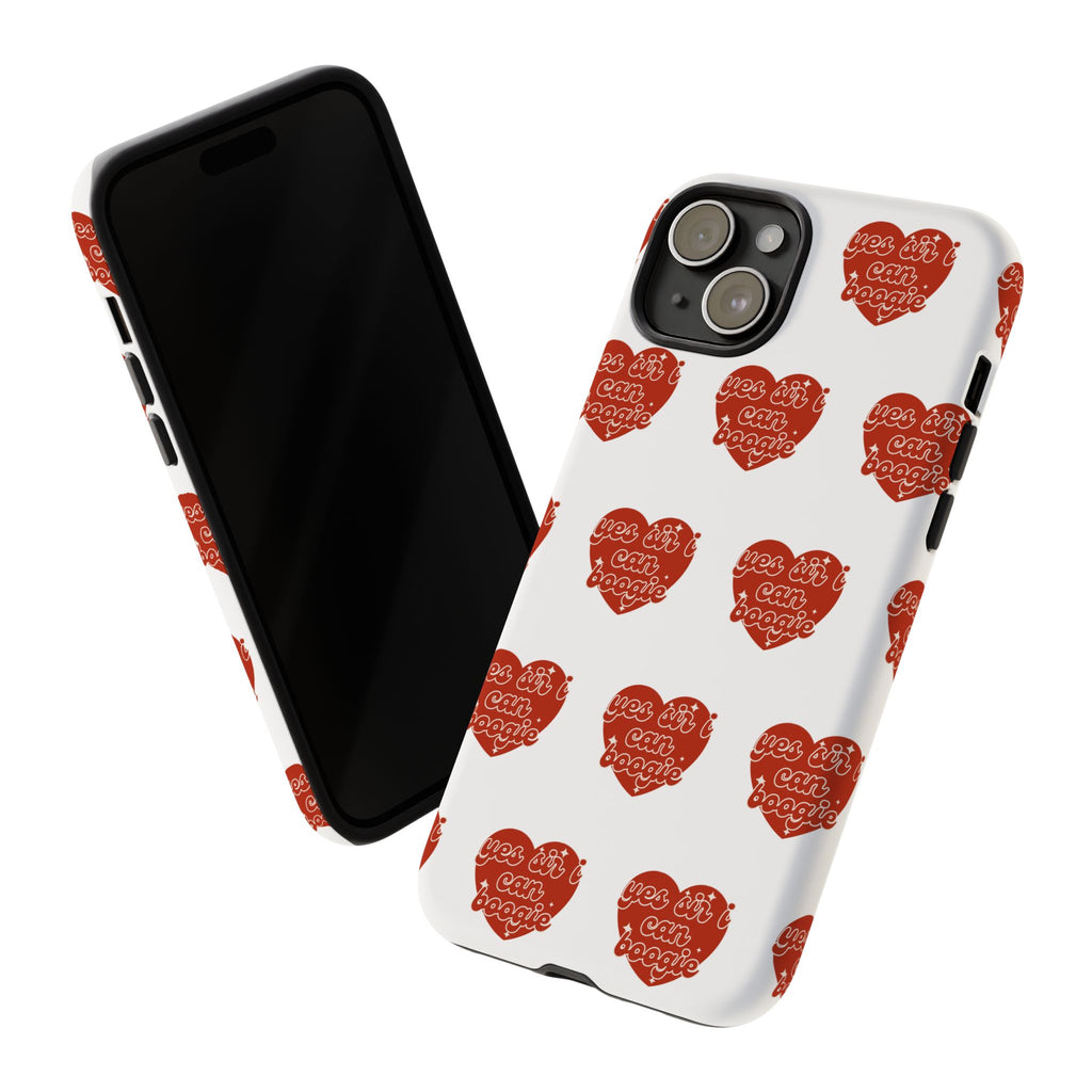 Yes Sir I Can Boogie heart pattern Phone Case | iPhone Samsung protective case