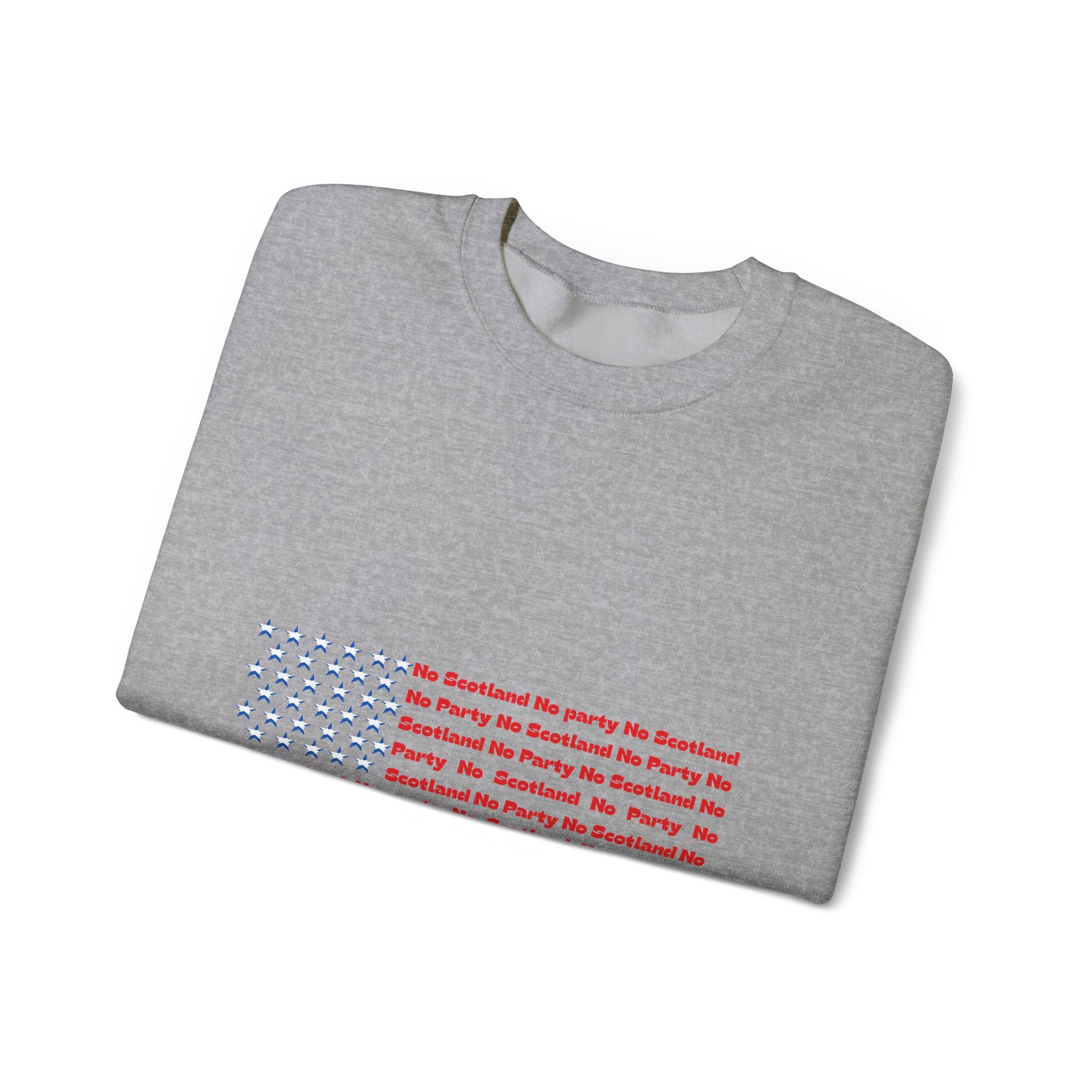 Scottish Football Saltires American Flag Crewneck Sweatshirt — Song Lyric Design