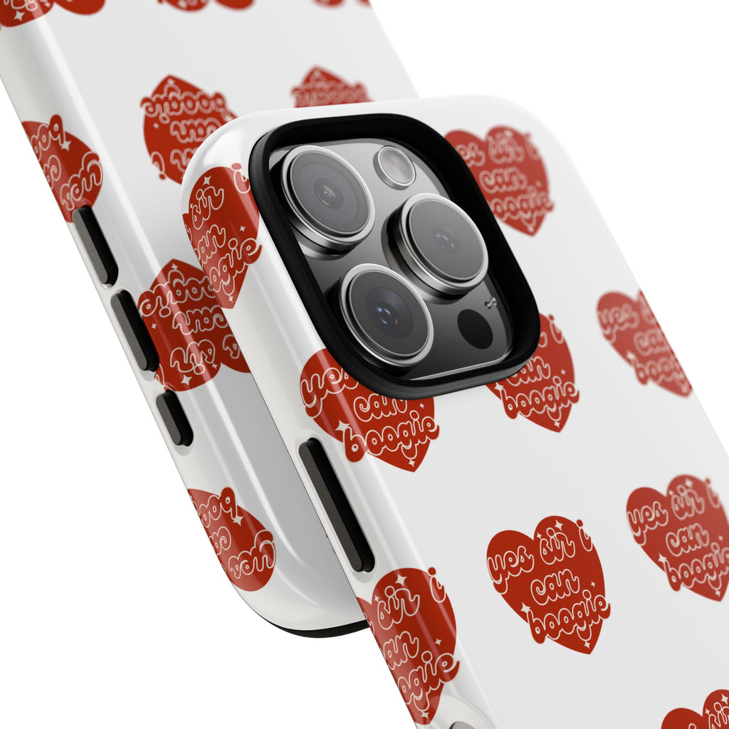 Yes Sir I Can Boogie heart pattern Phone Case | iPhone Samsung protective case