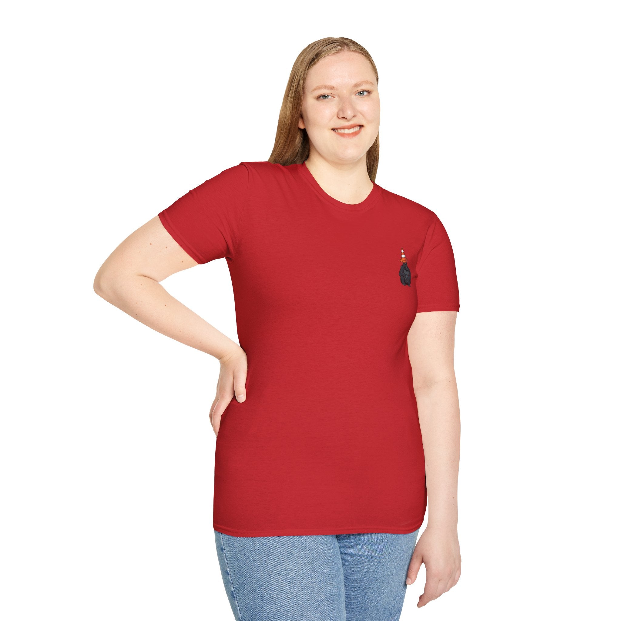 Copy of Boston Skyline Tee — Playful Traffic Cone Graphic (Boston & Scotland Fans)