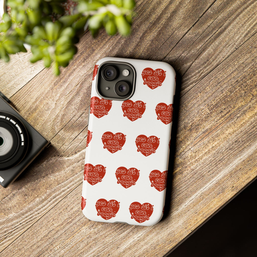 Yes Sir I Can Boogie heart pattern Phone Case | iPhone Samsung protective case