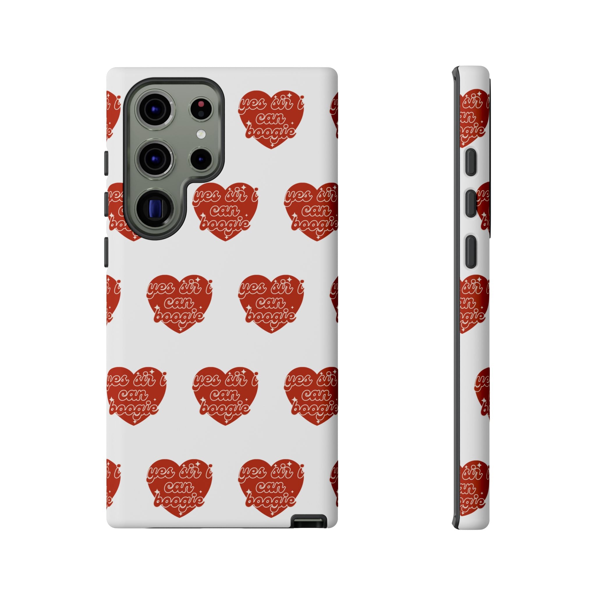 Yes Sir I Can Boogie heart pattern Phone Case | iPhone Samsung protective case