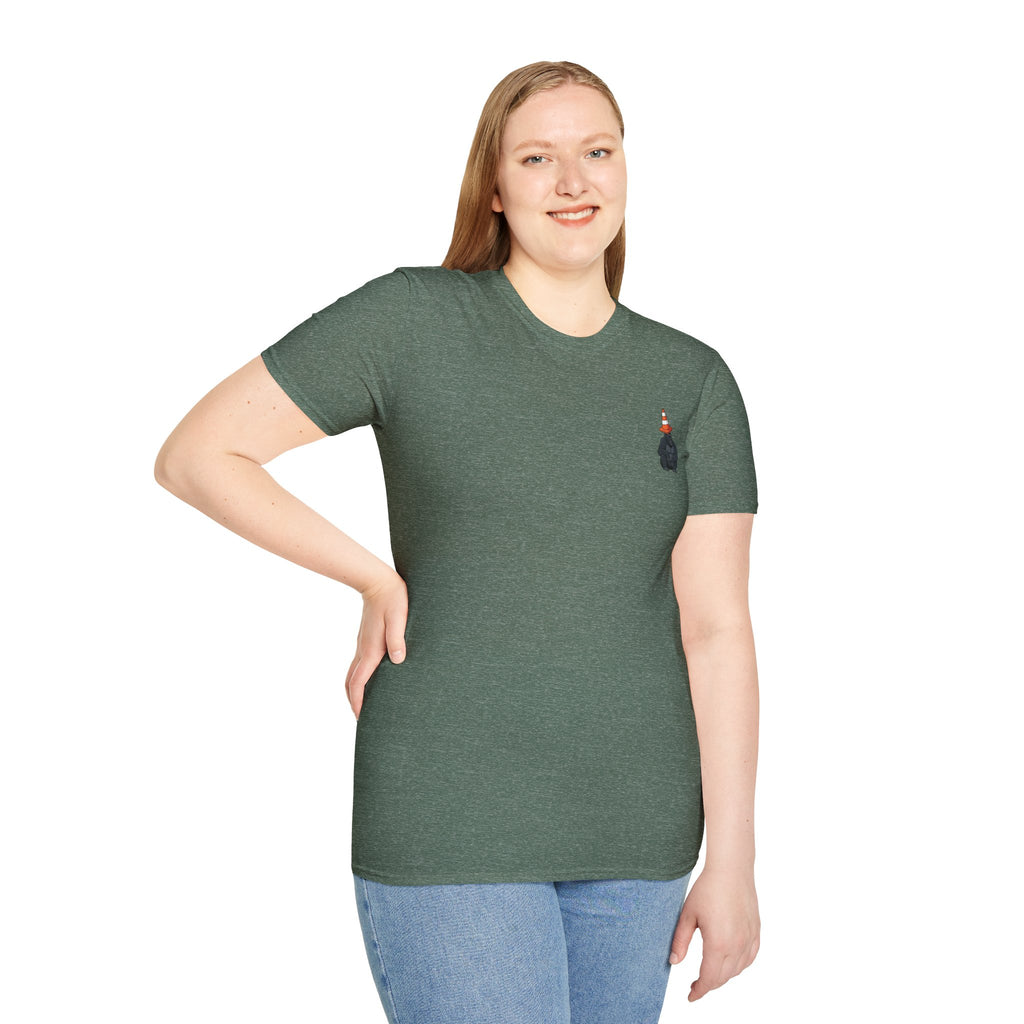 Copy of Boston Skyline Tee — Playful Traffic Cone Graphic (Boston & Scotland Fans)