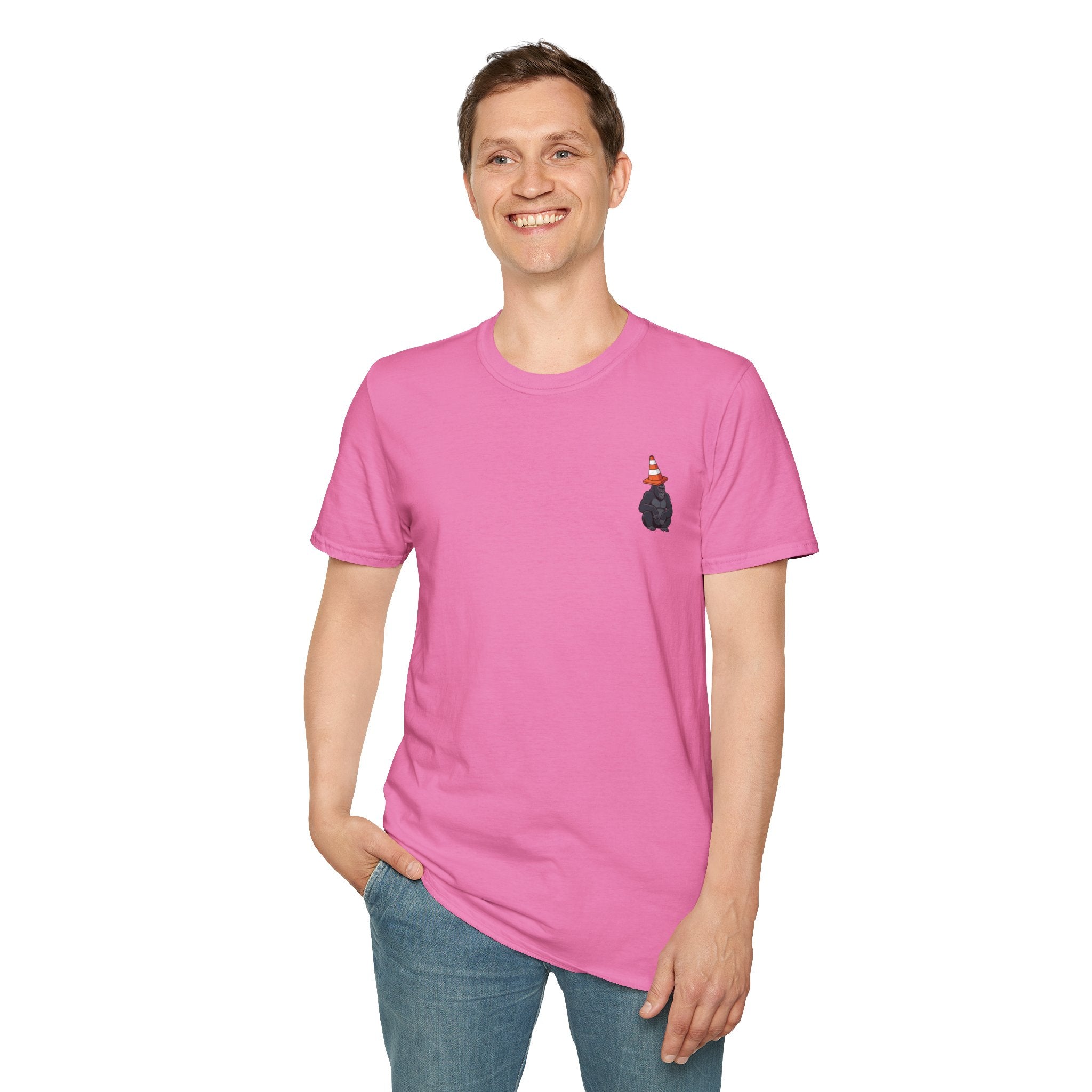 Copy of Boston Skyline Tee — Playful Traffic Cone Graphic (Boston & Scotland Fans)