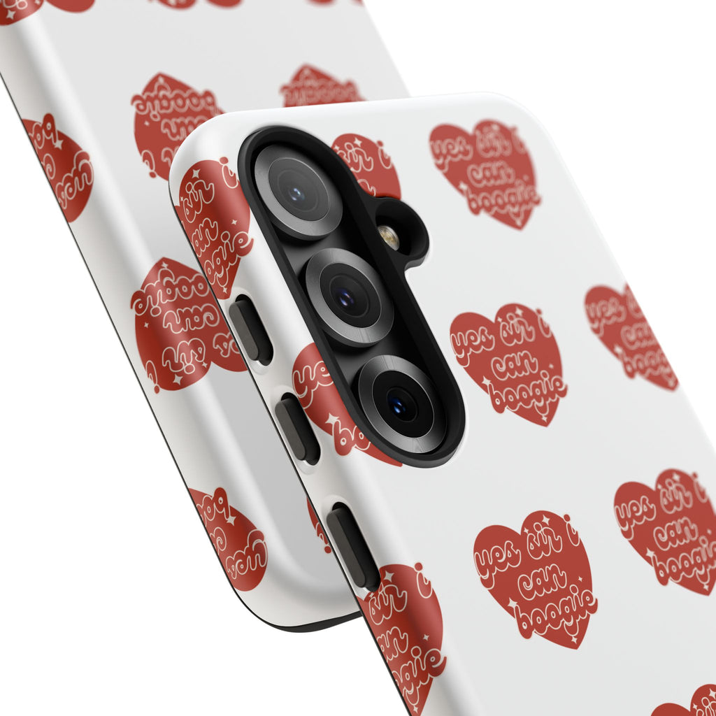 Yes Sir I Can Boogie heart pattern Phone Case | iPhone Samsung protective case