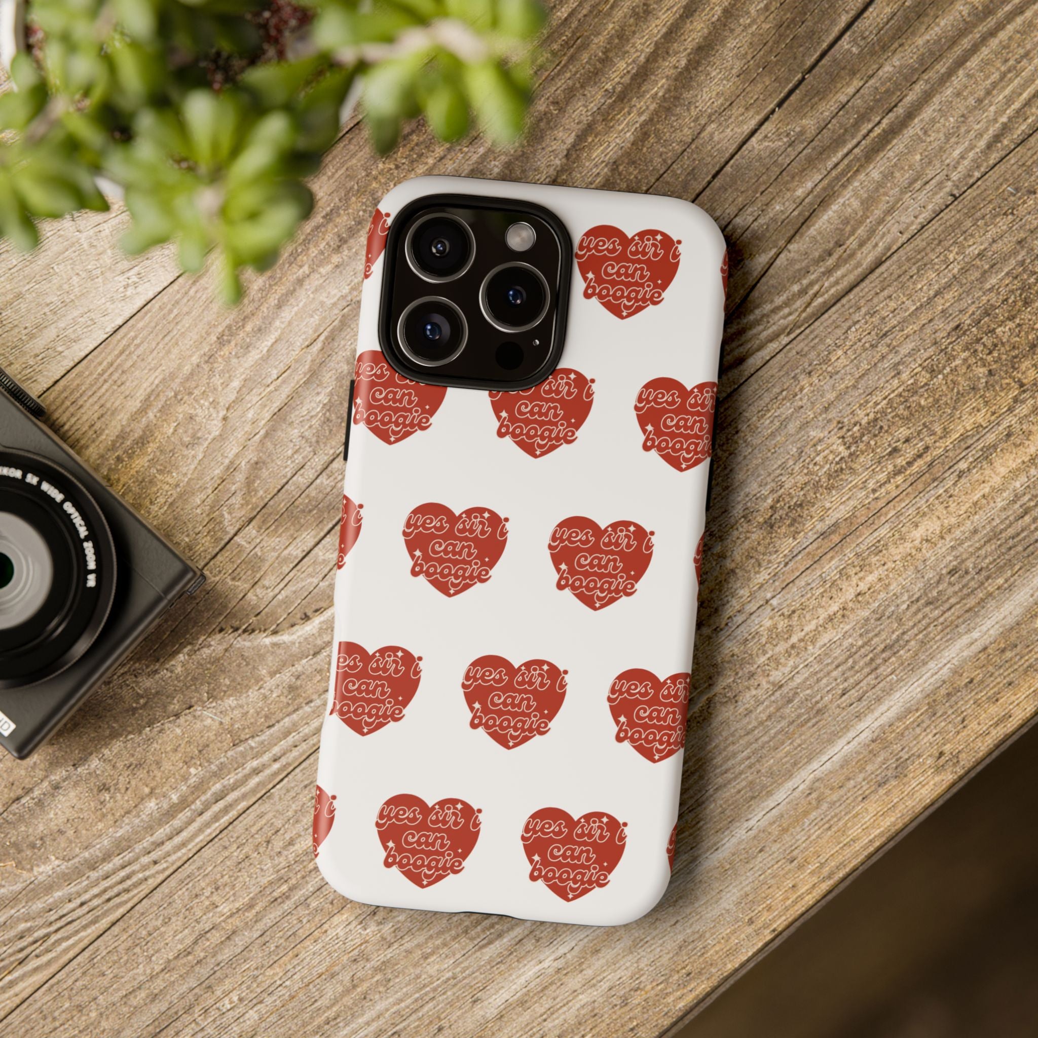 Yes Sir I Can Boogie heart pattern Phone Case | iPhone Samsung protective case