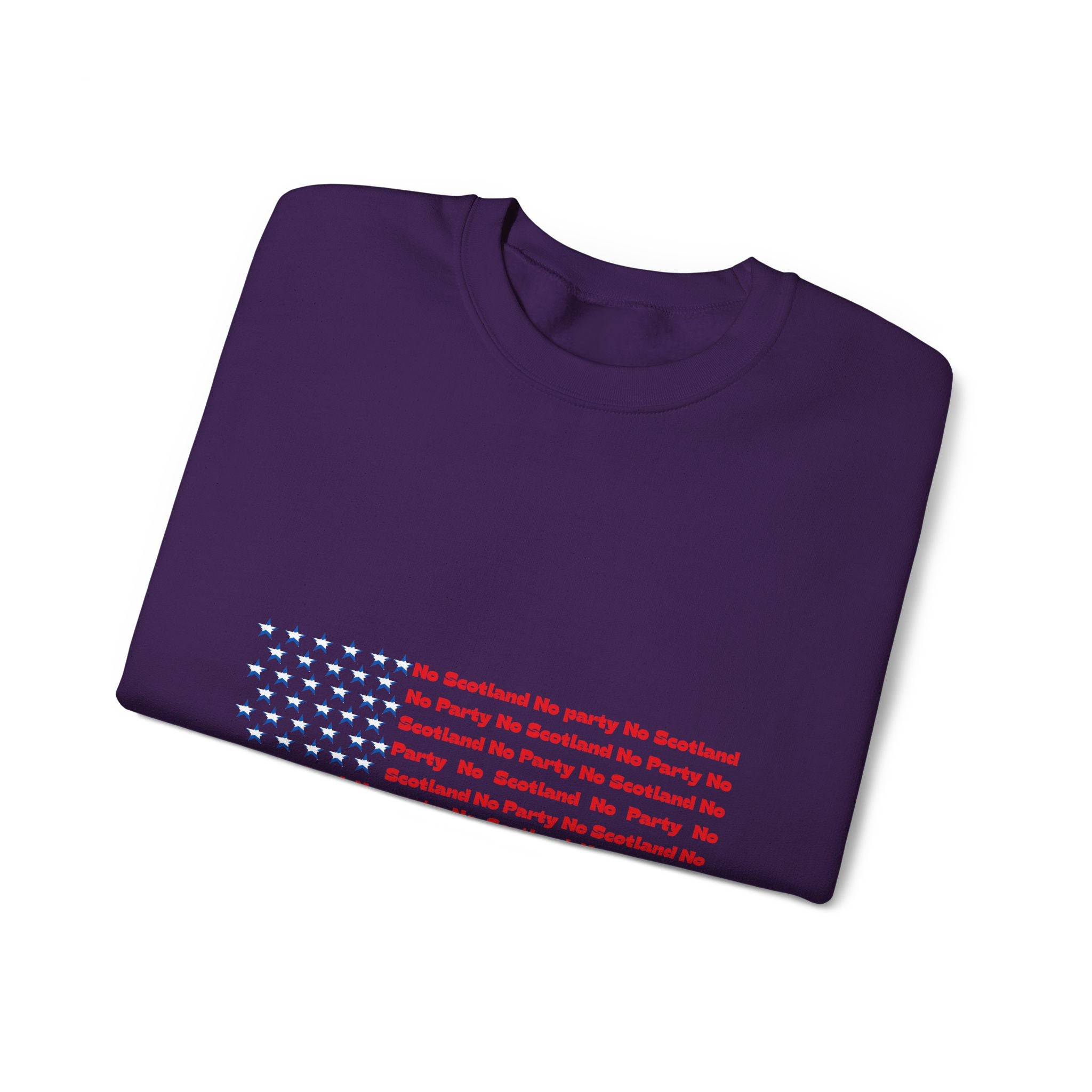 Scottish Football Saltires American Flag Crewneck Sweatshirt — Song Lyric Design