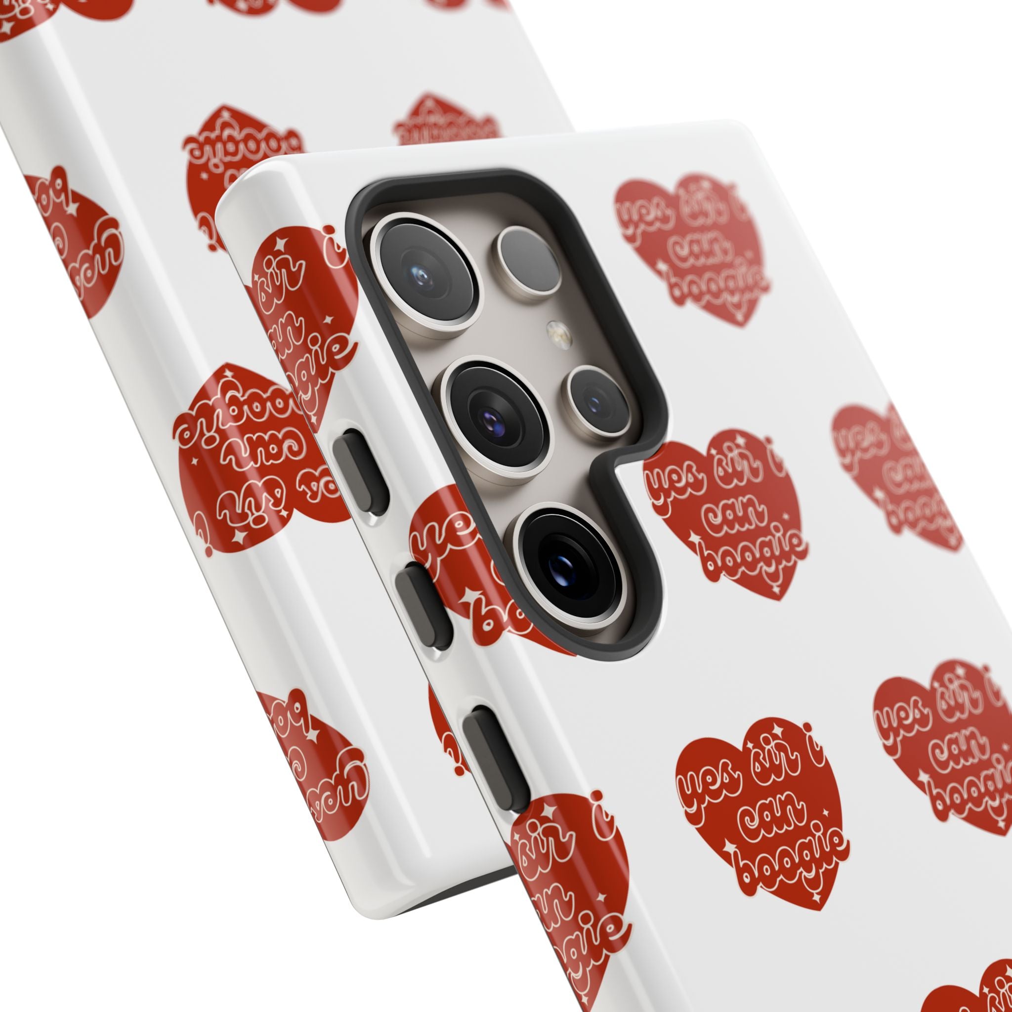 Yes Sir I Can Boogie heart pattern Phone Case | iPhone Samsung protective case