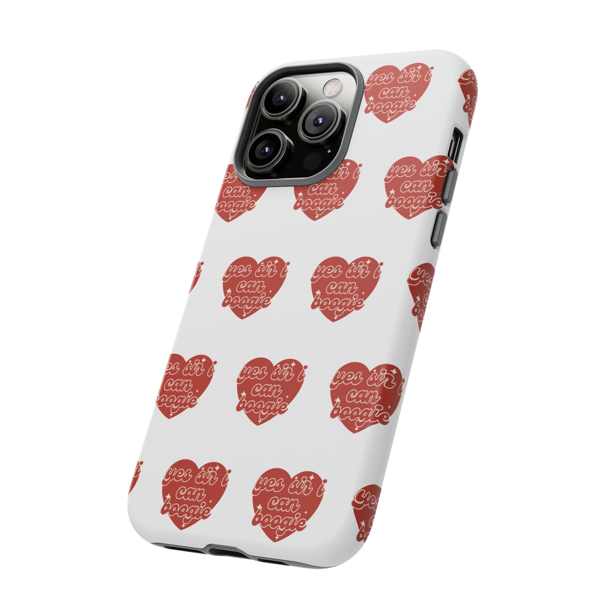 Yes Sir I Can Boogie heart pattern Phone Case | iPhone Samsung protective case