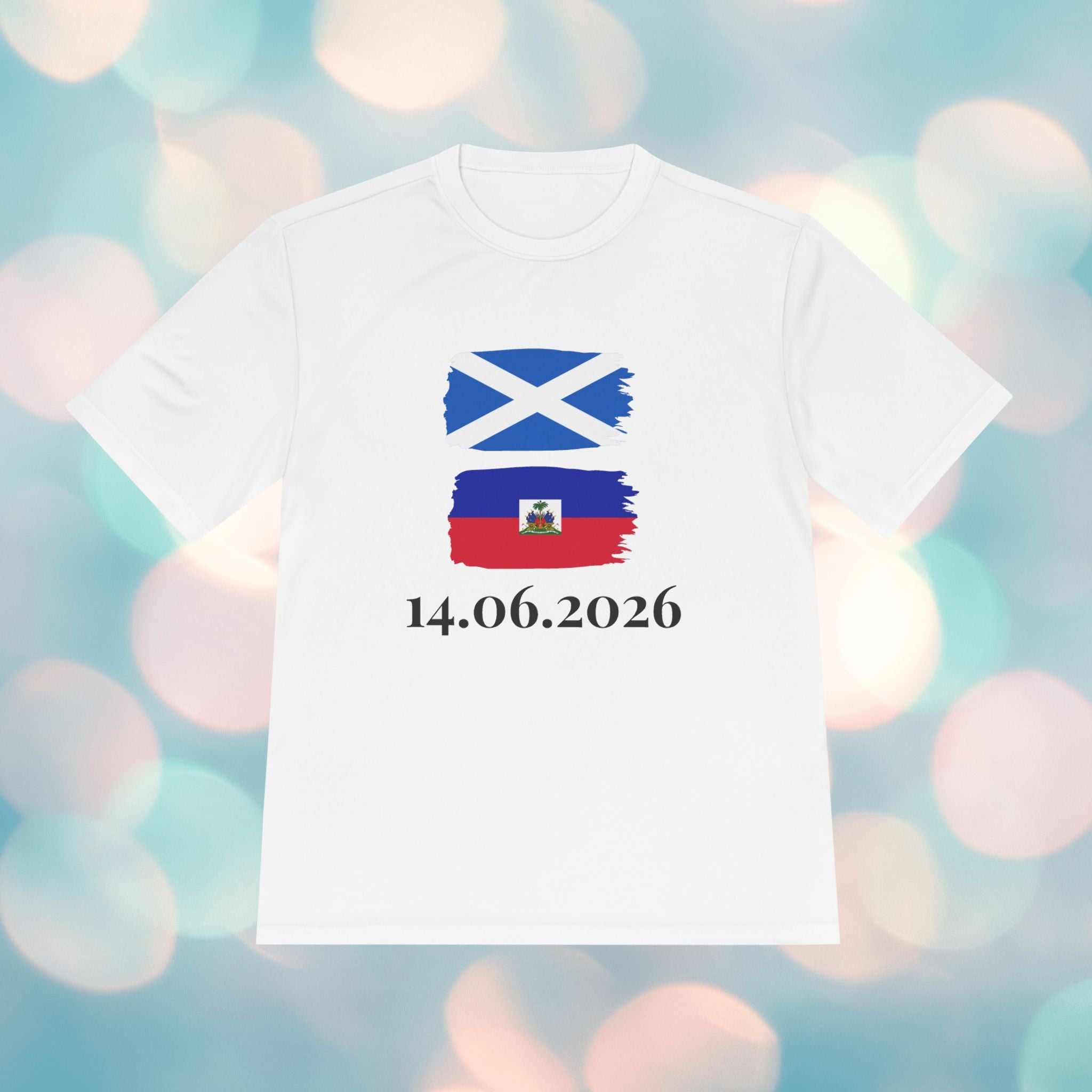 Scotland vs Haiti World Cup Tee — Match Date Comfy Soccer Shirt
