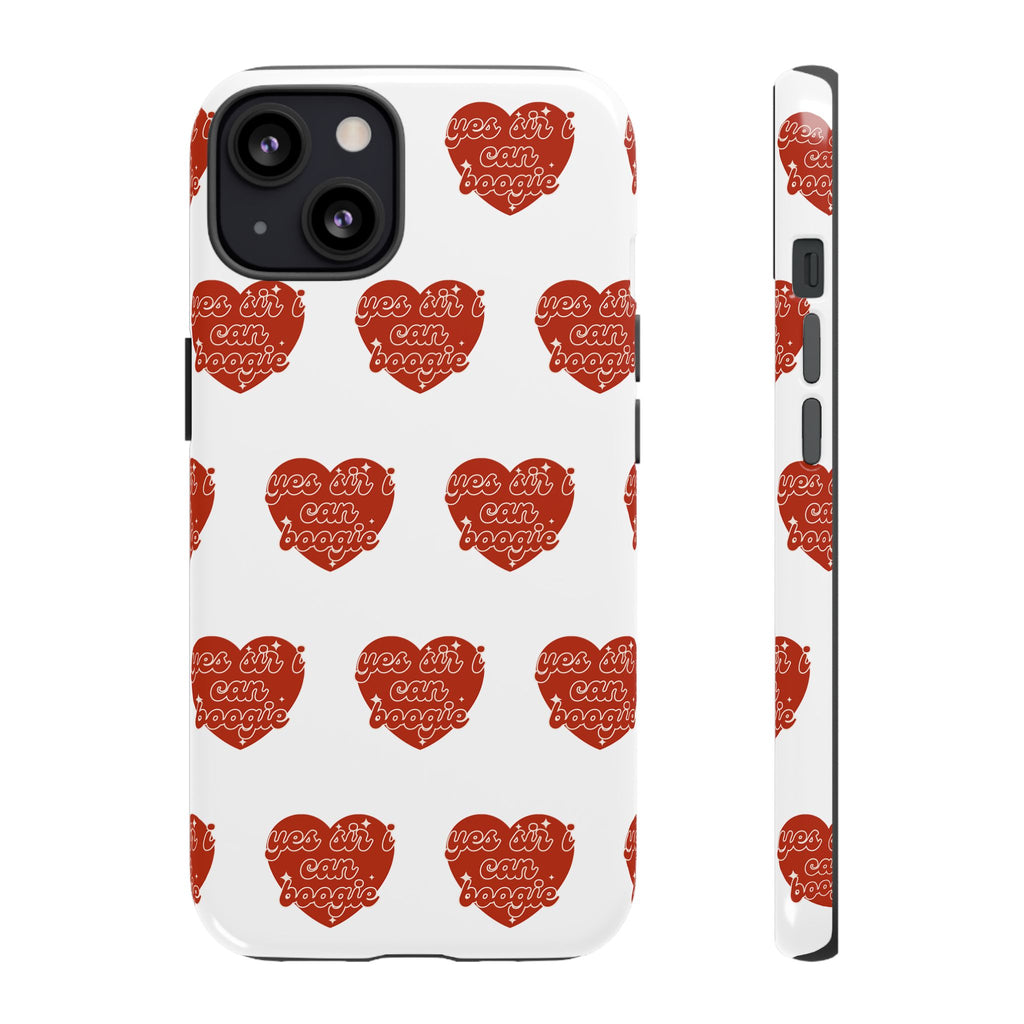 Yes Sir I Can Boogie heart pattern Phone Case | iPhone Samsung protective case