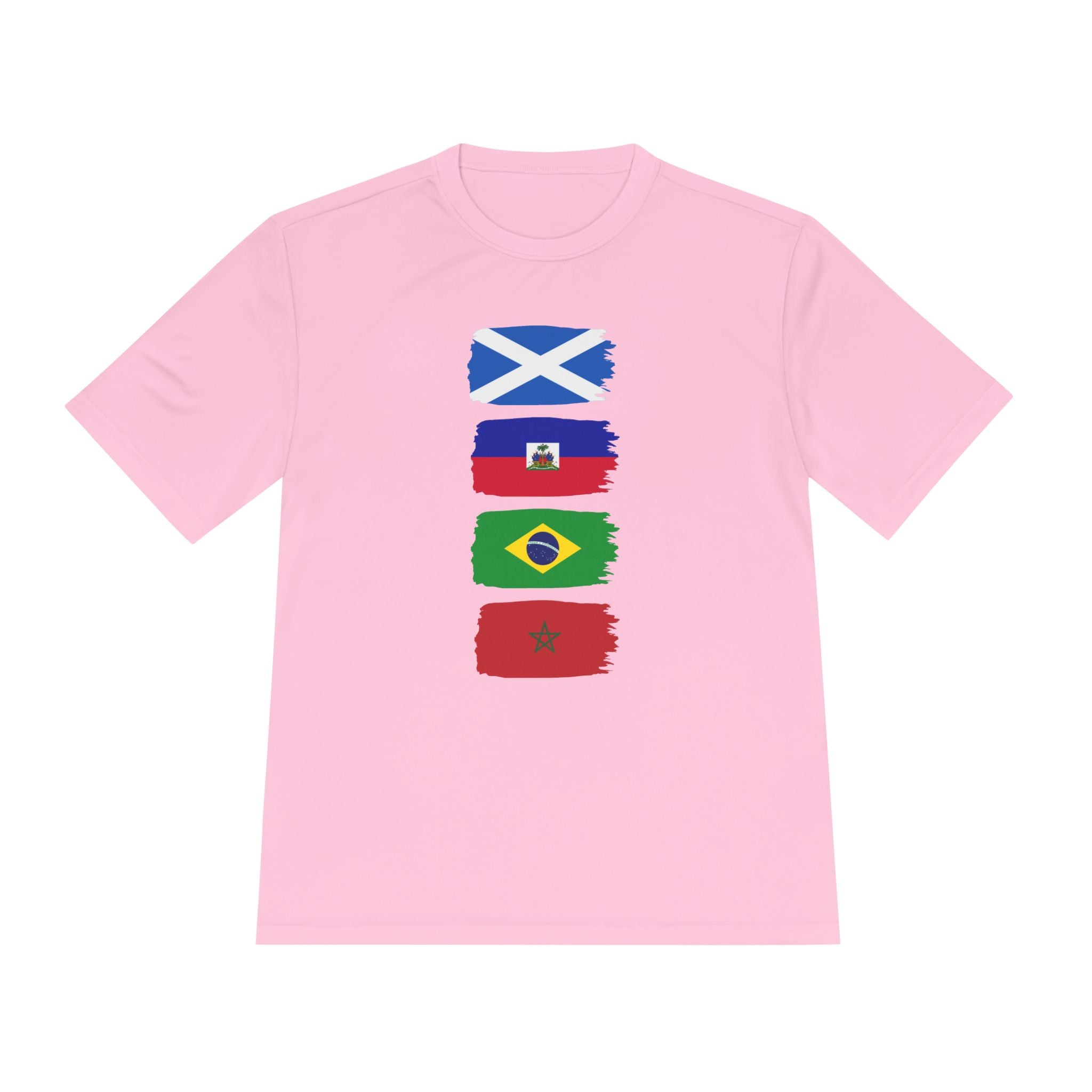 Scotland World Cup Group Flags Tee — Four Nations Soccer T‑Shirt