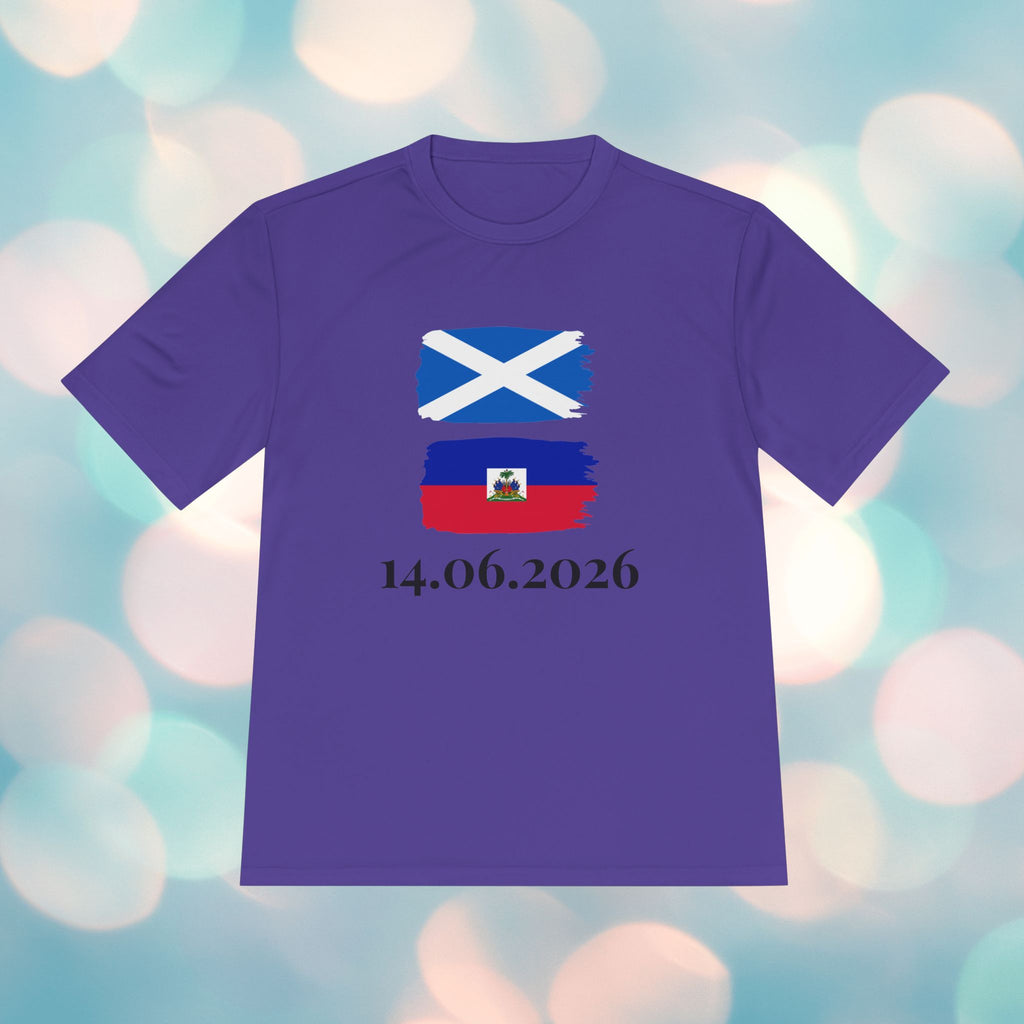 Scotland vs Haiti World Cup Tee — Match Date Comfy Soccer Shirt