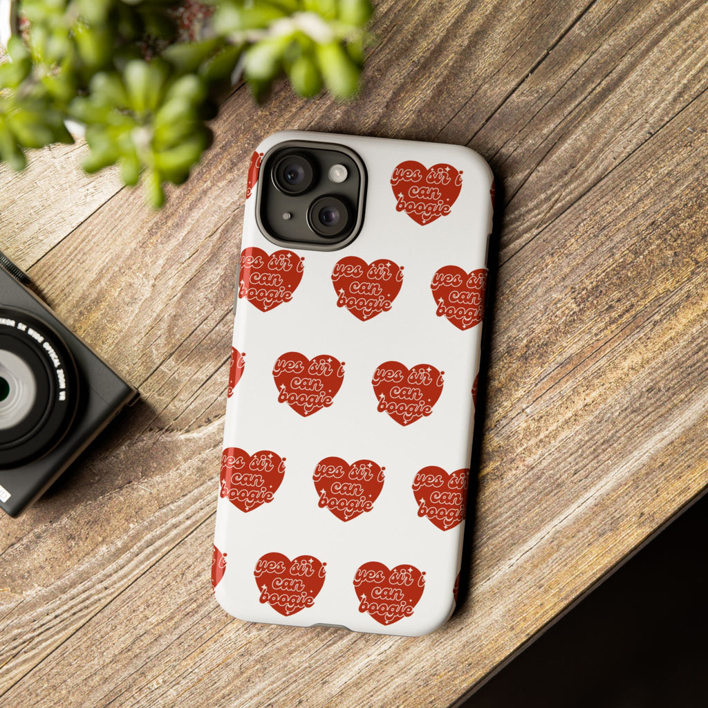Yes Sir I Can Boogie heart pattern Phone Case | iPhone Samsung protective case