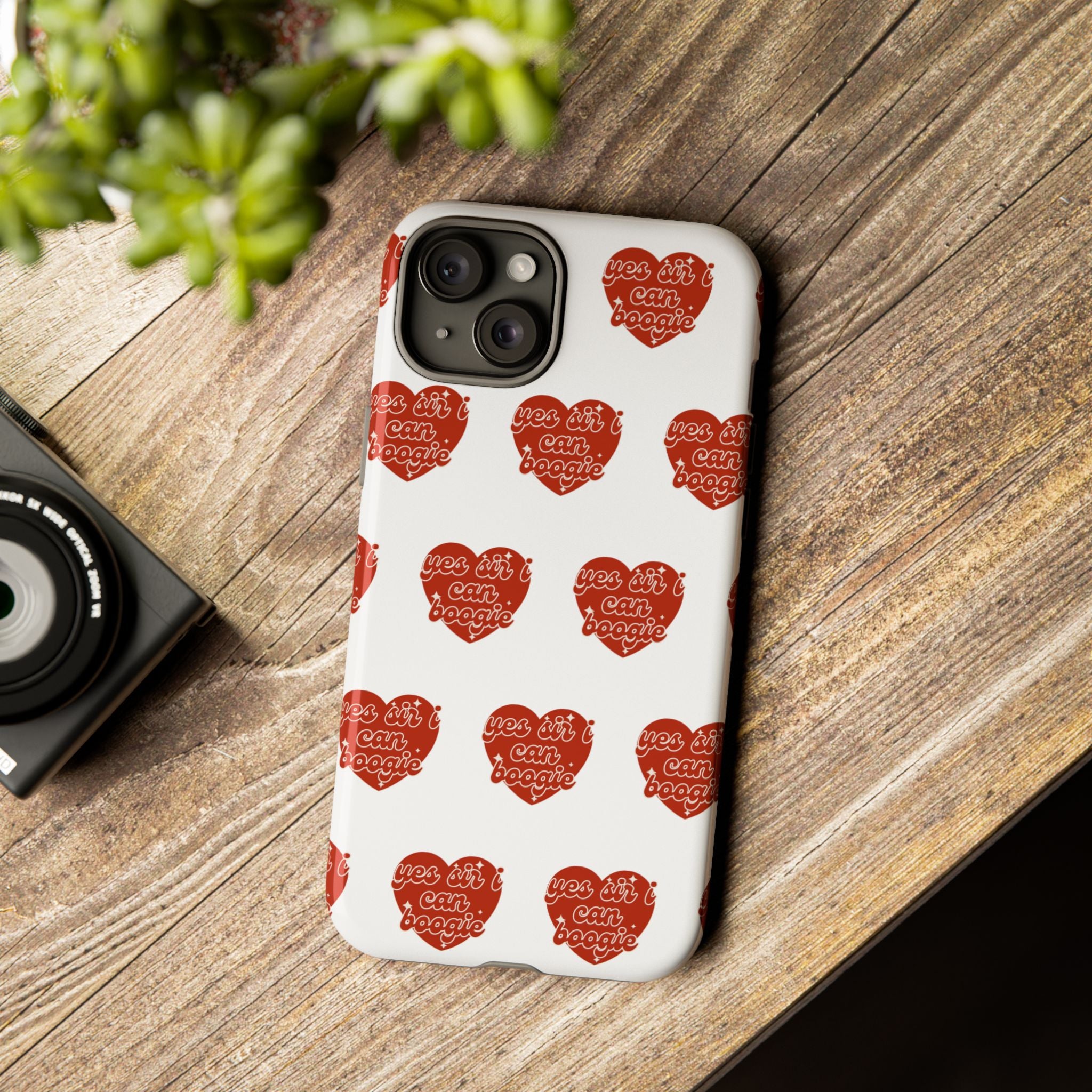 Yes Sir I Can Boogie heart pattern Phone Case | iPhone Samsung protective case