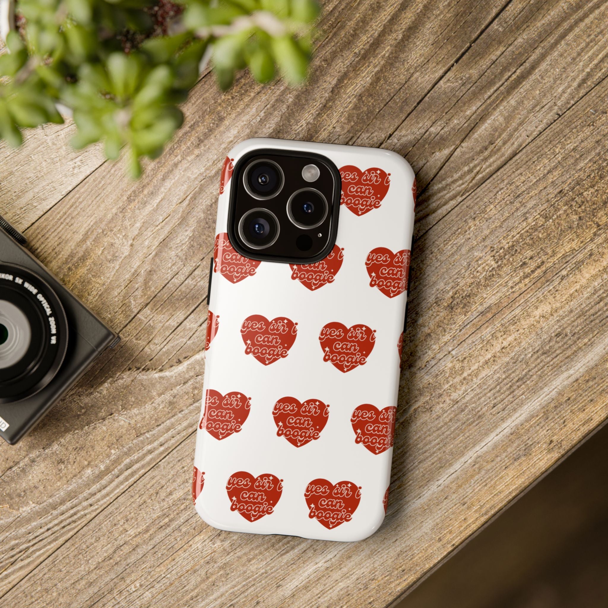 Yes Sir I Can Boogie heart pattern Phone Case | iPhone Samsung protective case