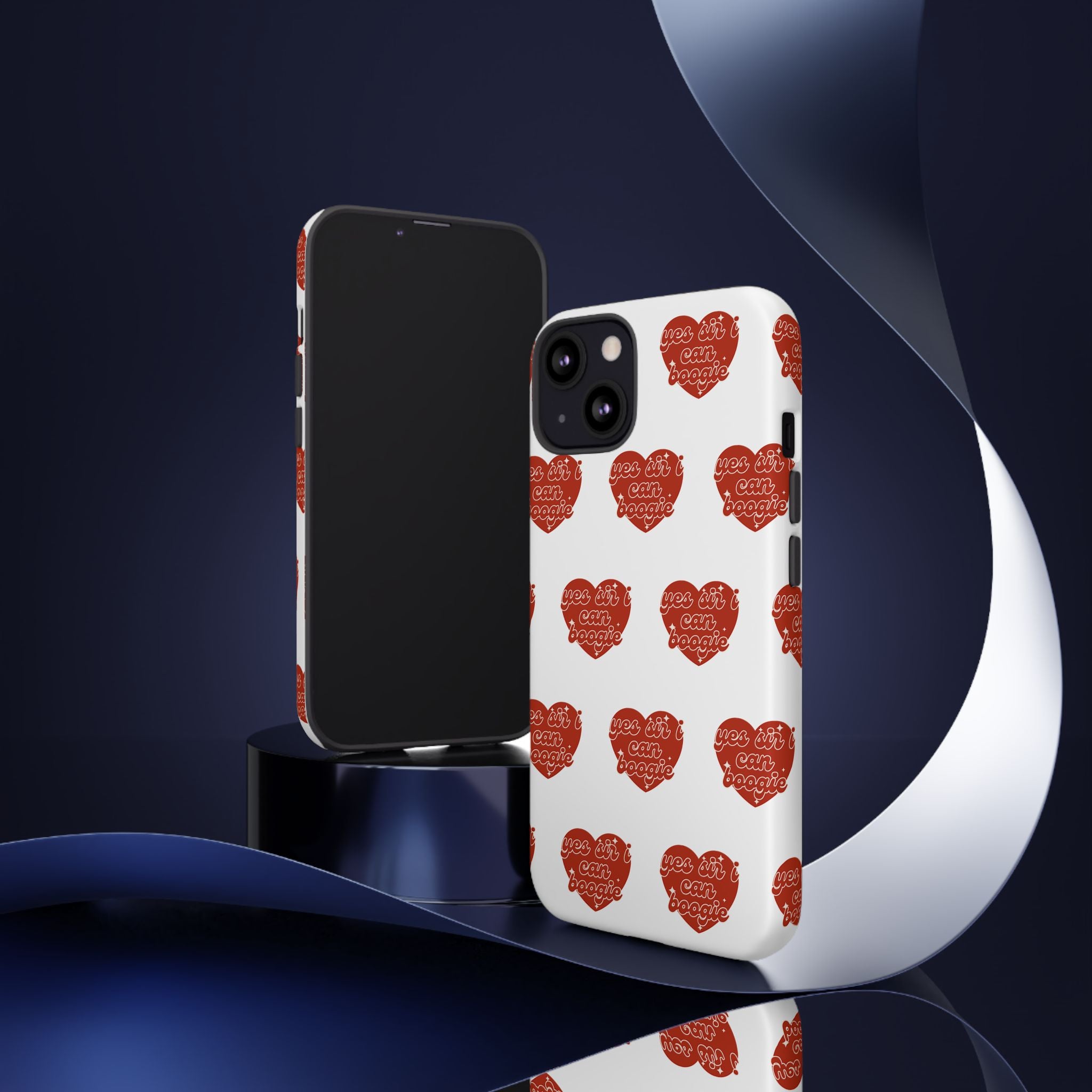 Yes Sir I Can Boogie heart pattern Phone Case | iPhone Samsung protective case