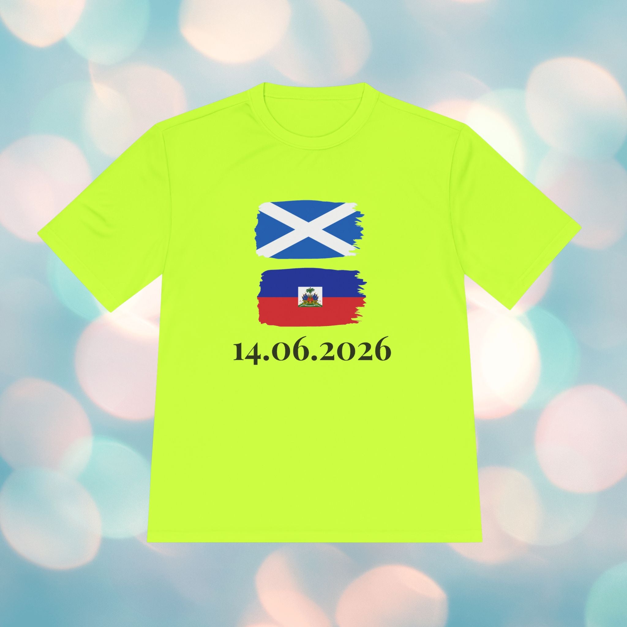 Scotland vs Haiti World Cup Tee — Match Date Comfy Soccer Shirt
