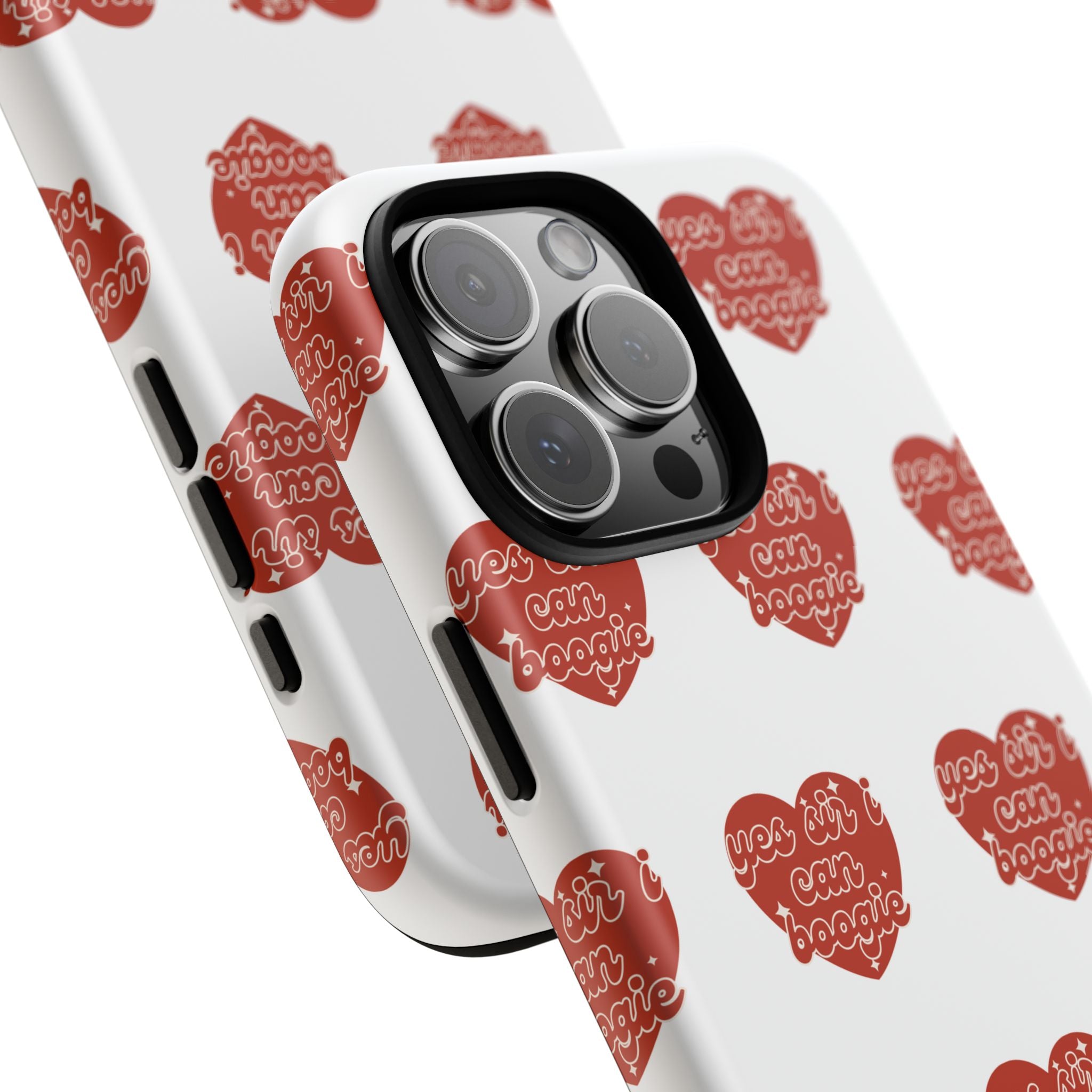 Yes Sir I Can Boogie heart pattern Phone Case | iPhone Samsung protective case