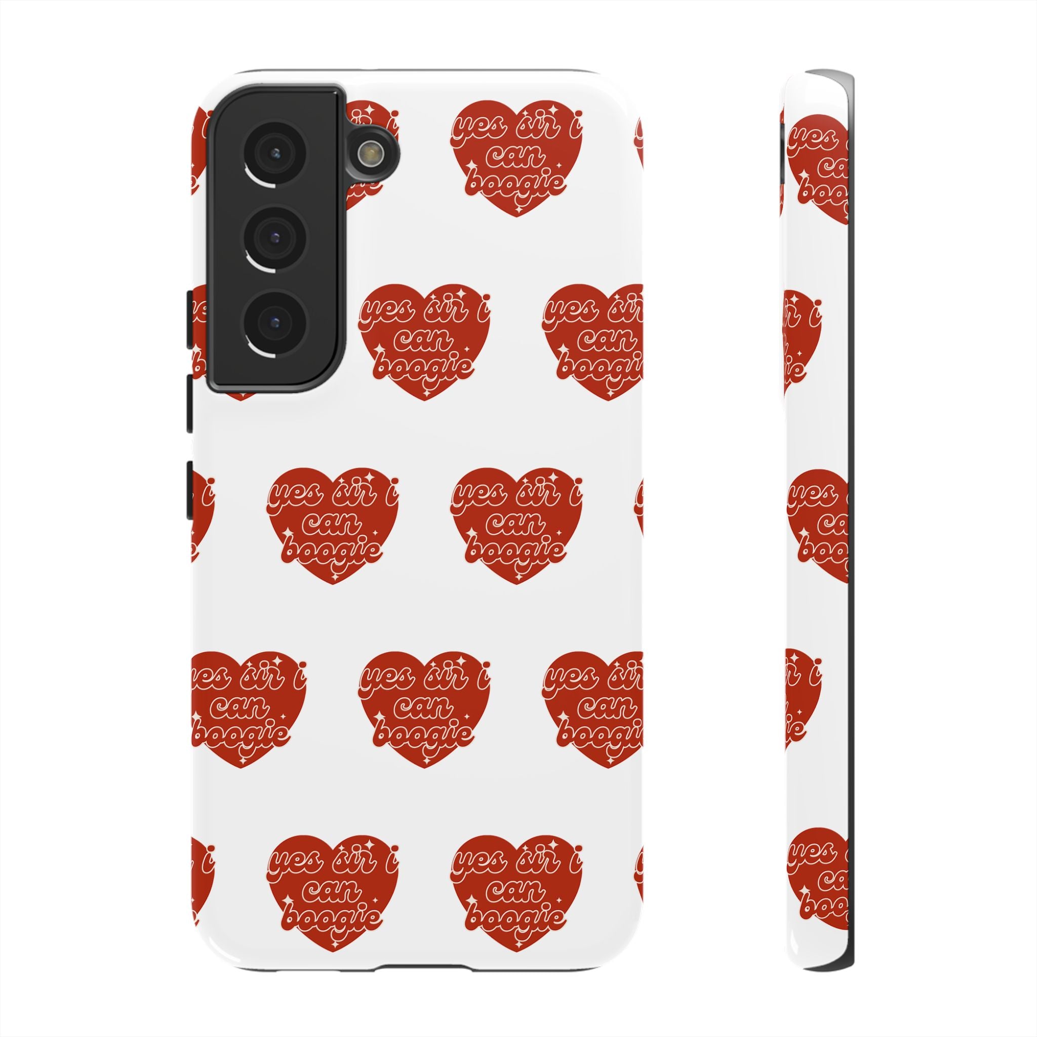 Yes Sir I Can Boogie heart pattern Phone Case | iPhone Samsung protective case